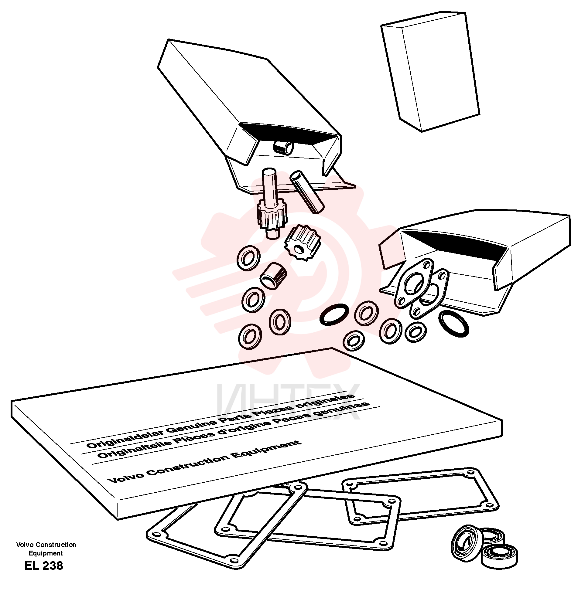 Подшипник VOE 15000734 (2)