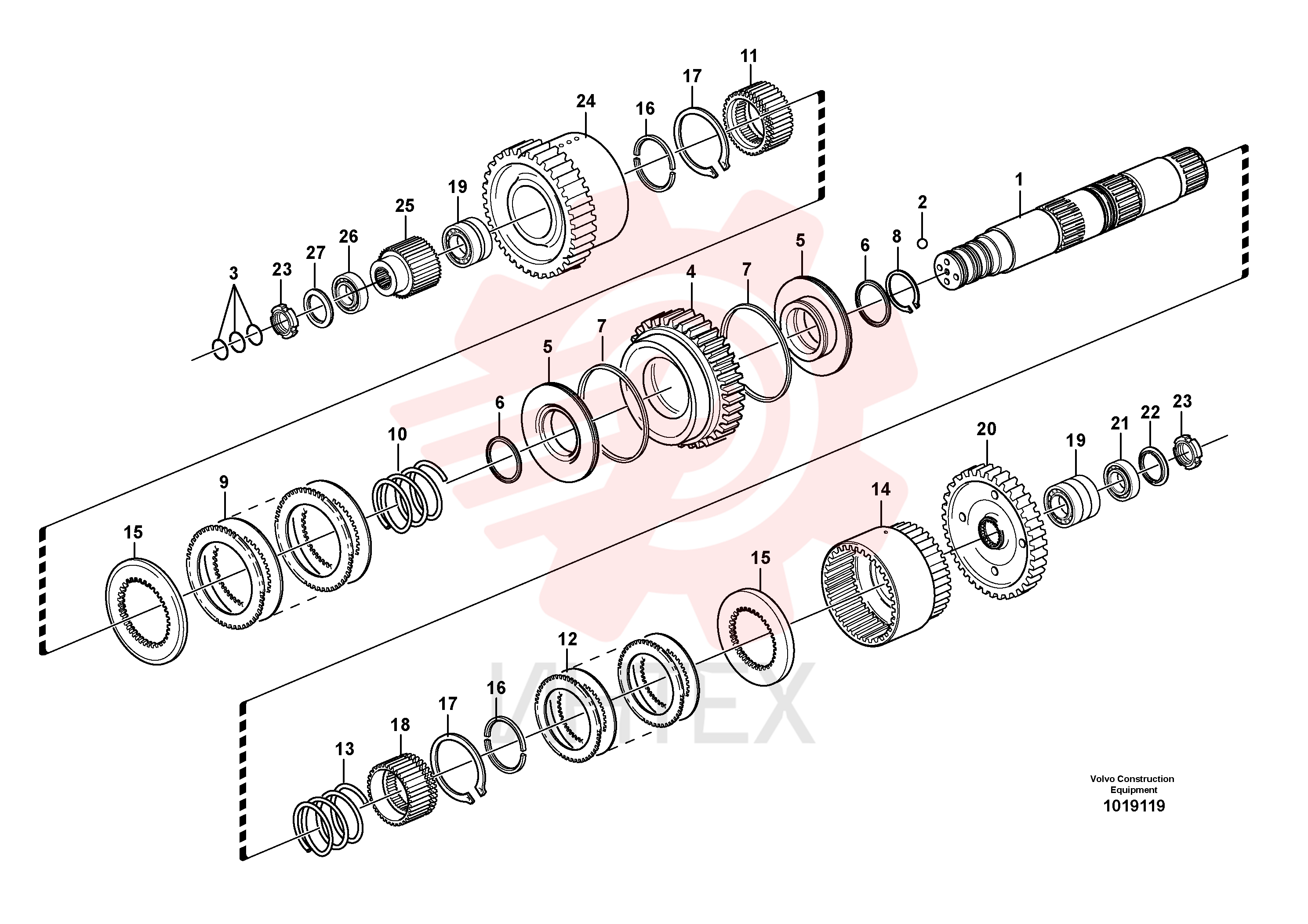 Pressure plate VOE 11037646 (2)