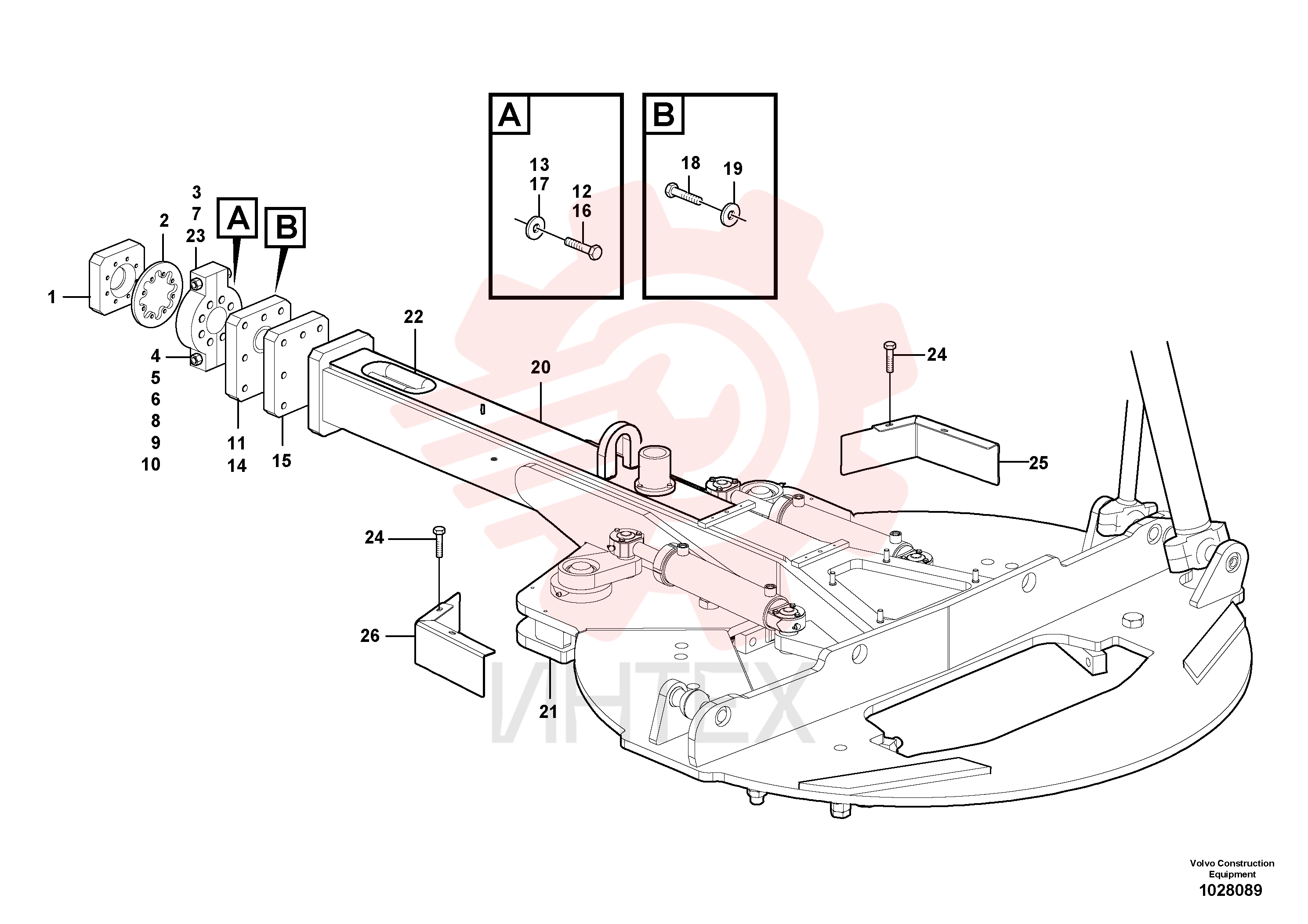 Retaining plate VOE 12744796 (2)