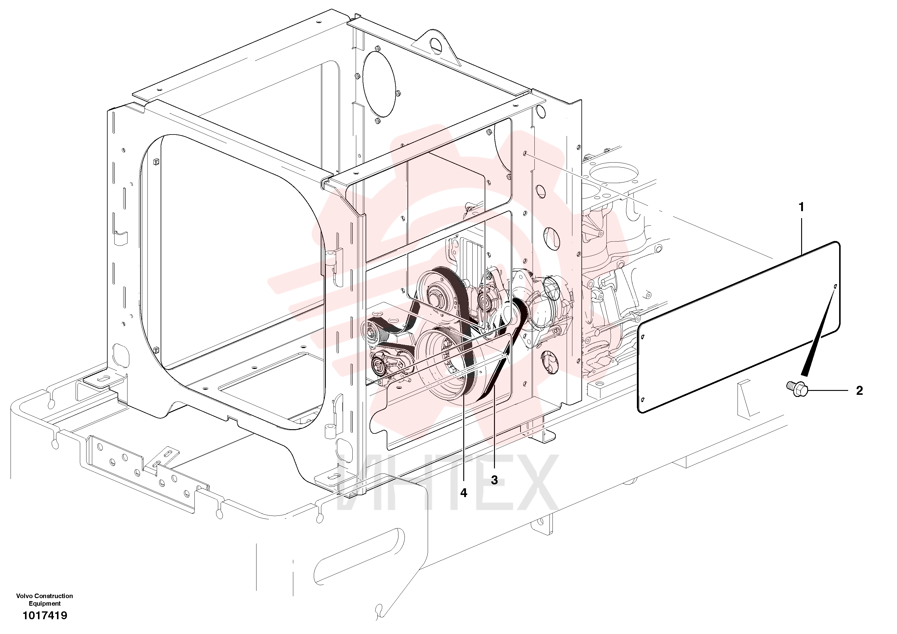 Sealing plate VOE 12745842 (1)