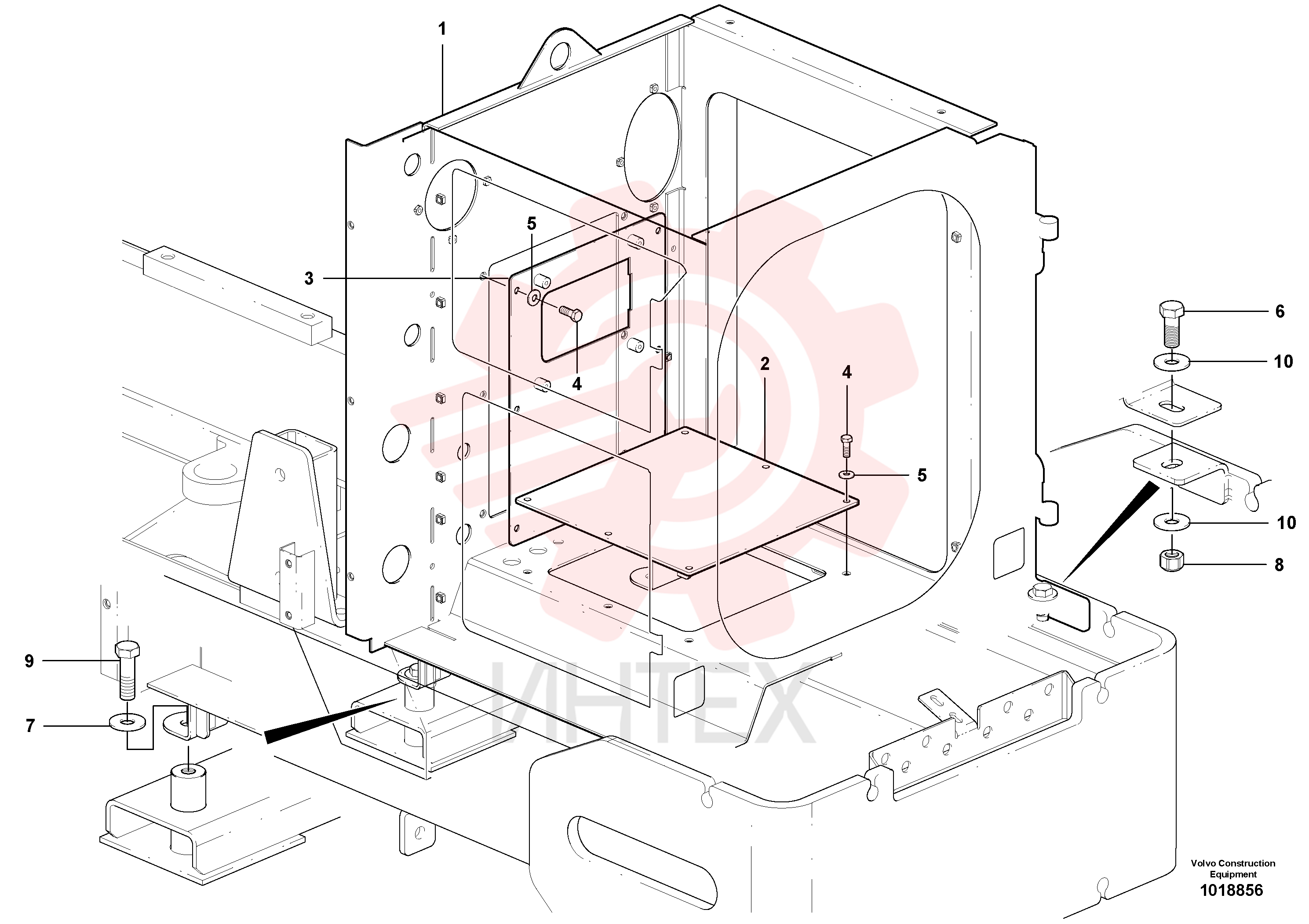 Support frame VOE 12748596 (1)