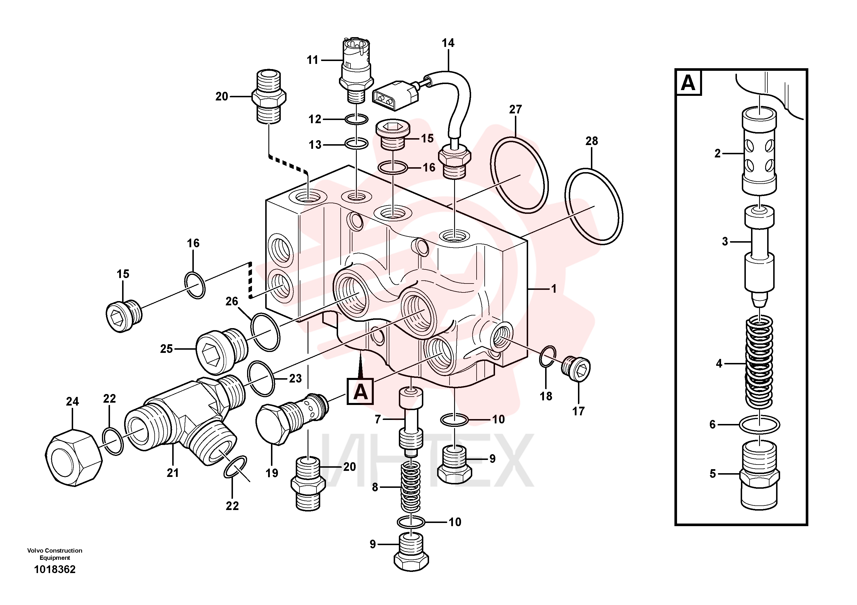 Valve housing VOE 11418650 (1)