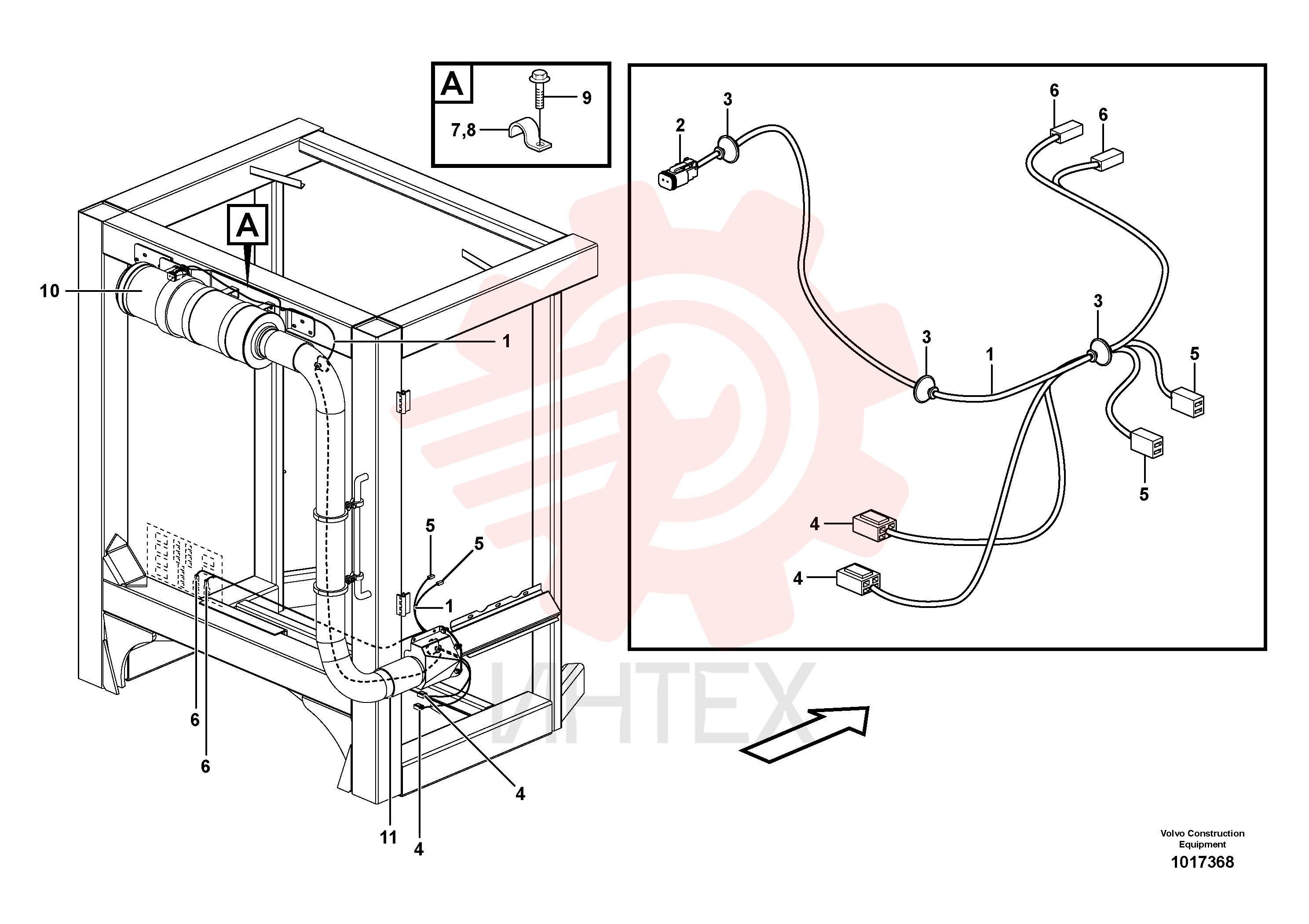 Cable harness VOE 11171257 (1)