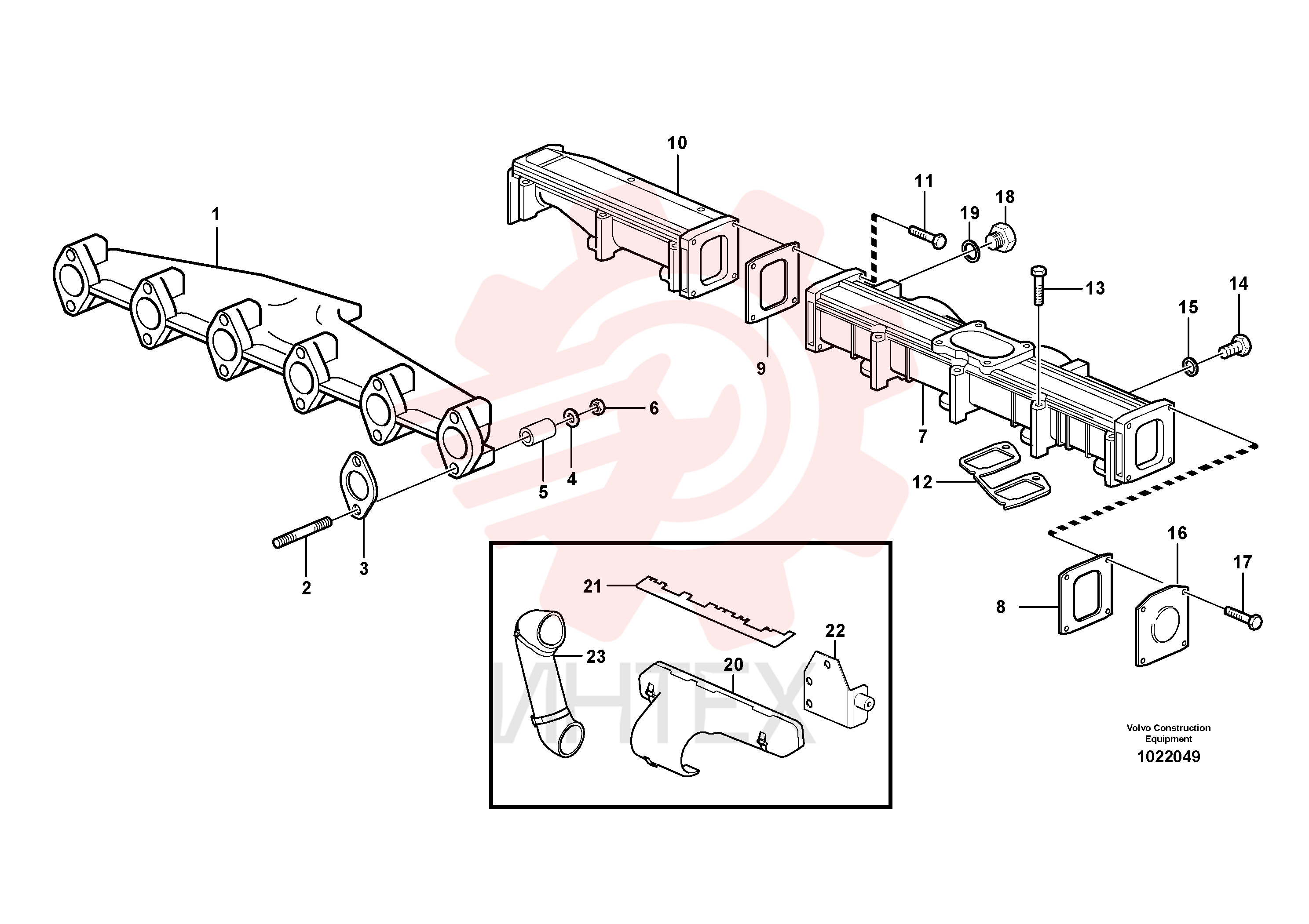 Exhaust Pipe VOE 20580033 (1)