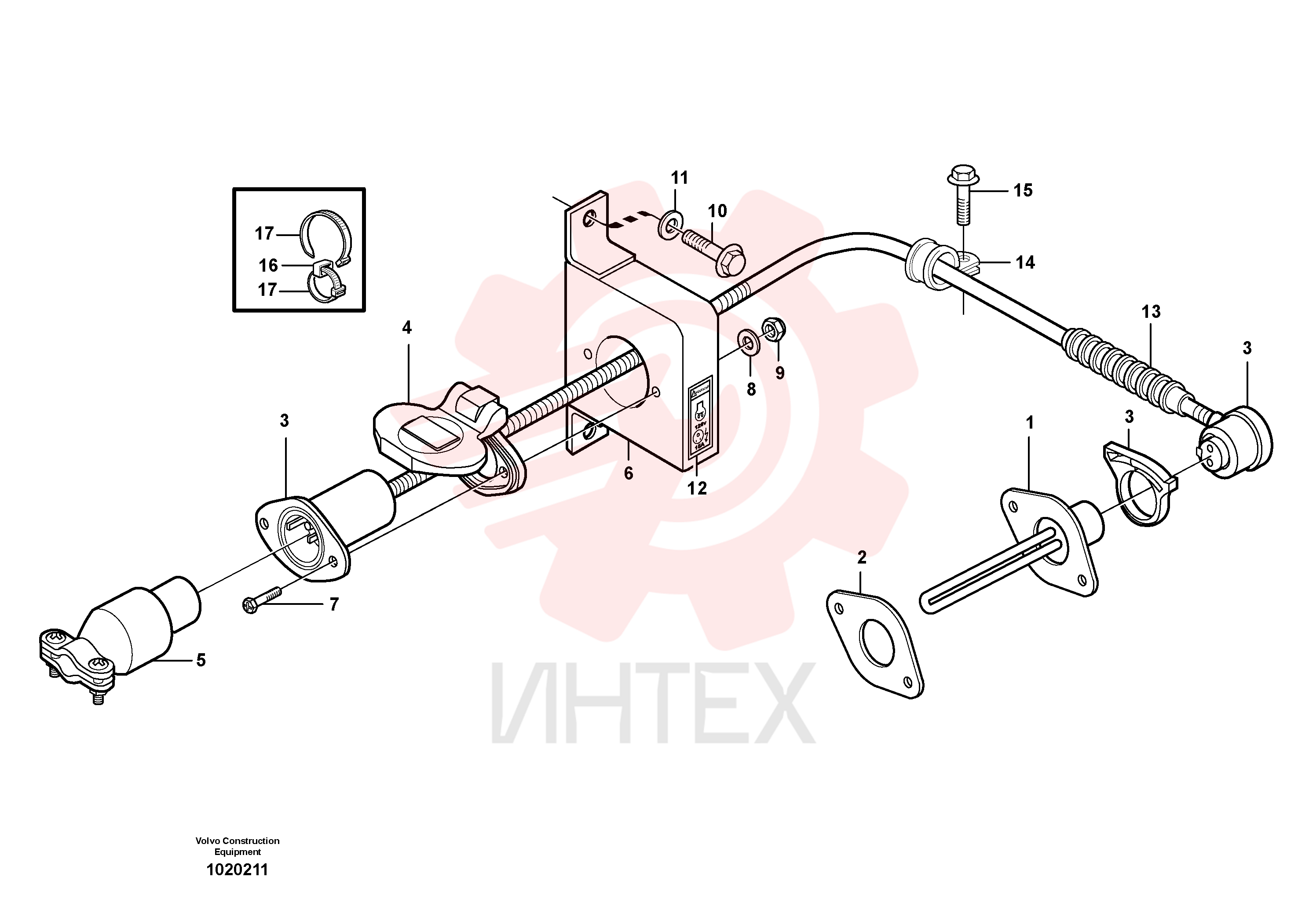 Flange screw VOE 946440