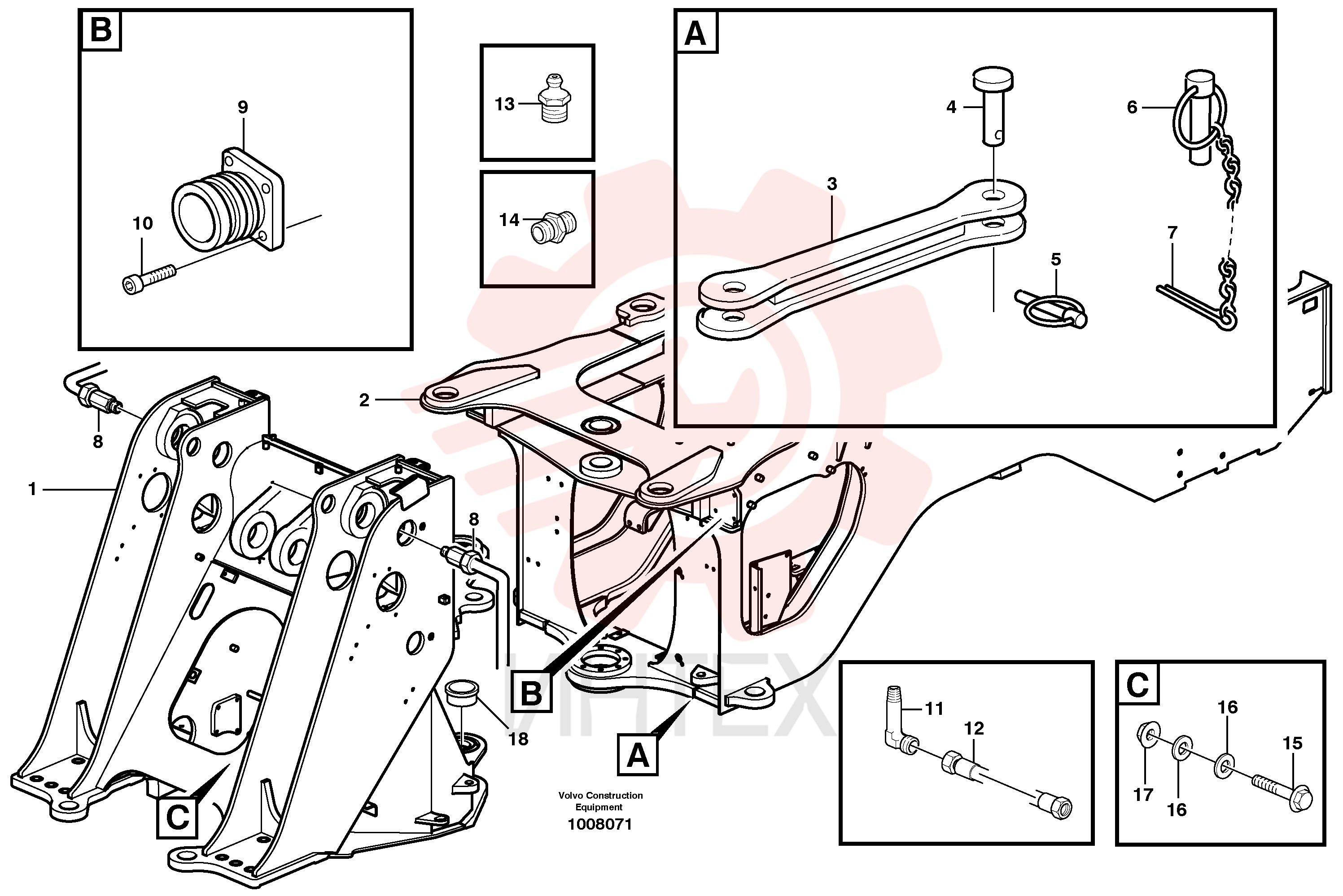 Front frame VOE 11177610 (1)