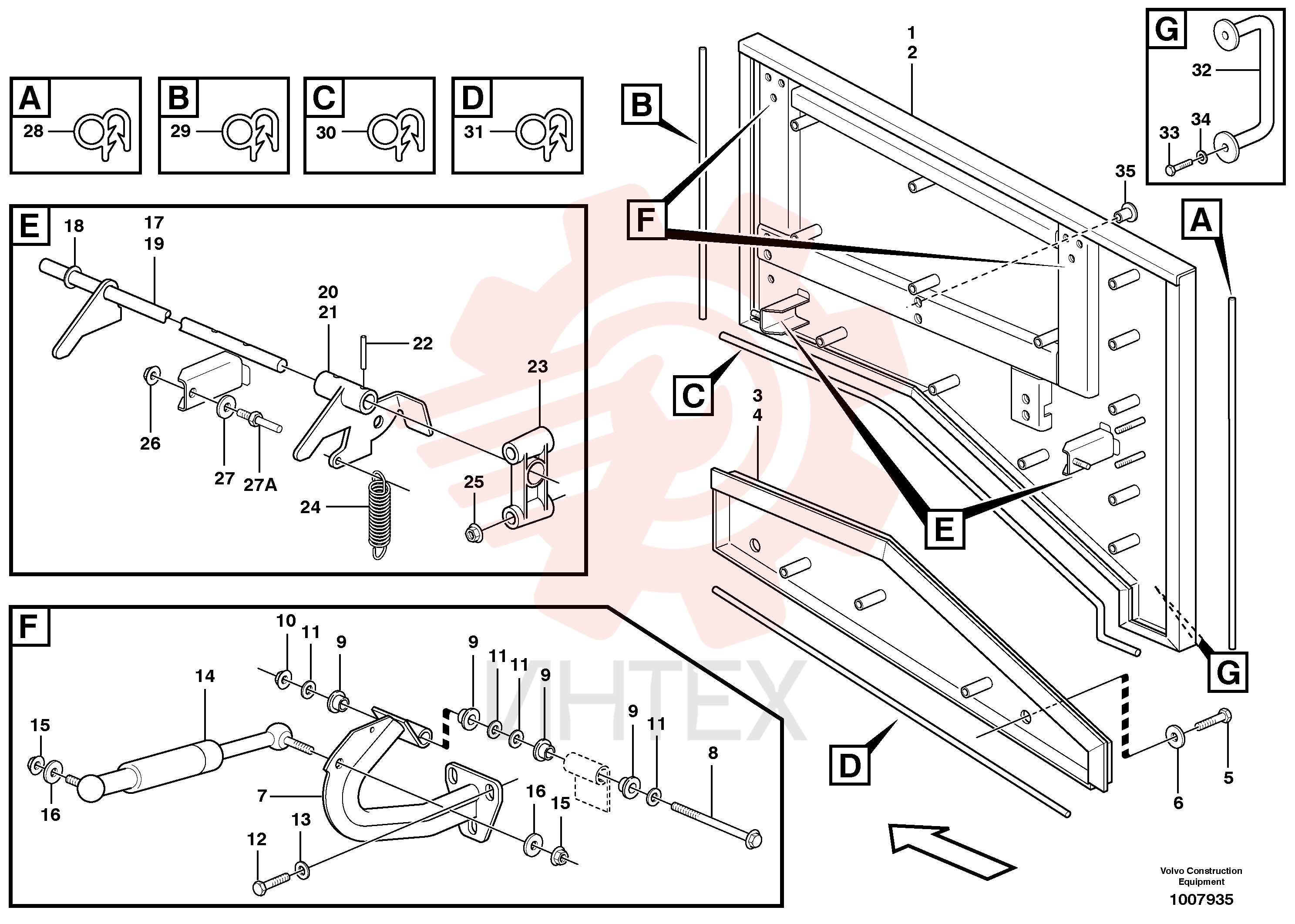 Gas spring VOE 11435548