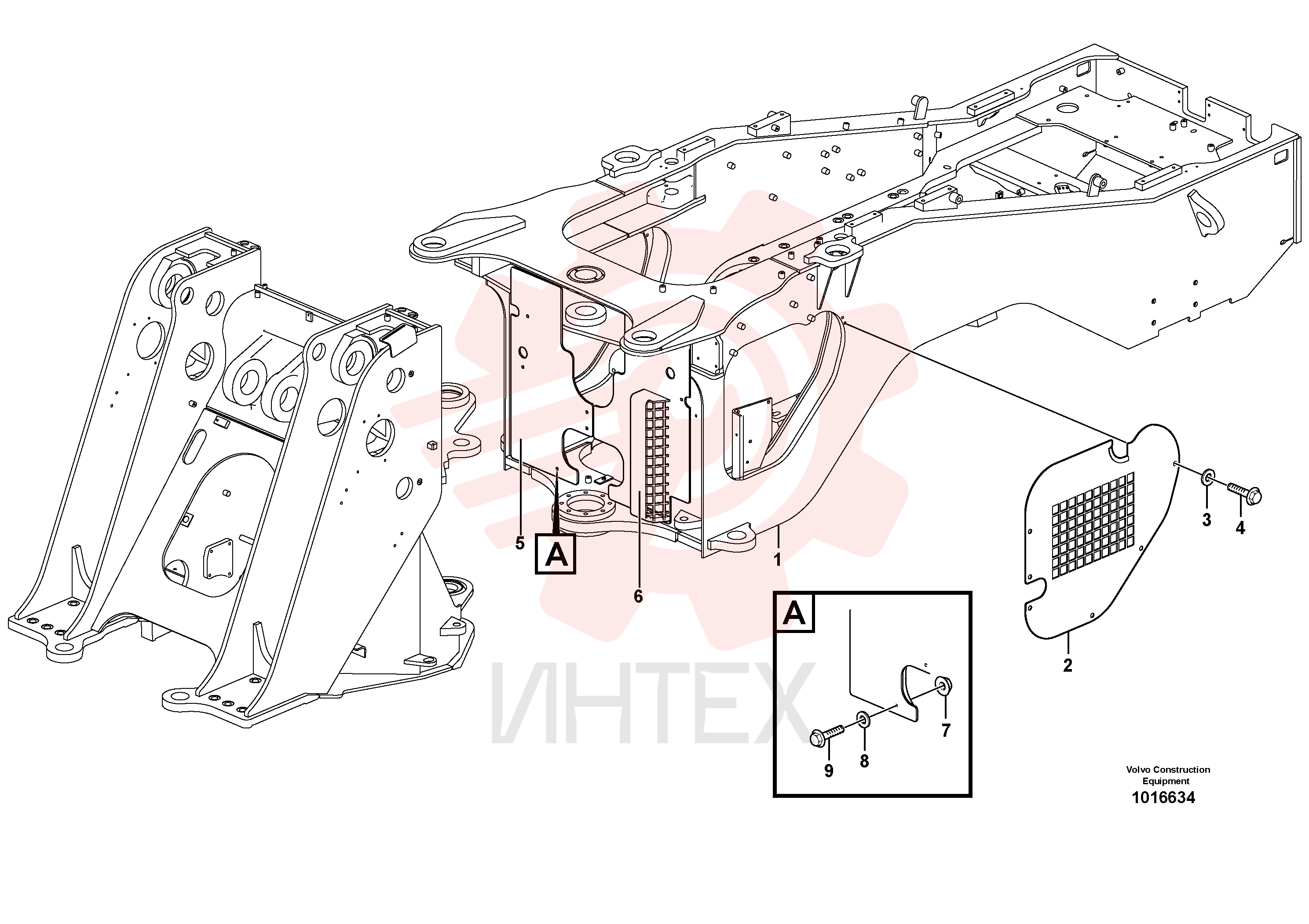 Protecting plate VOE 11438036