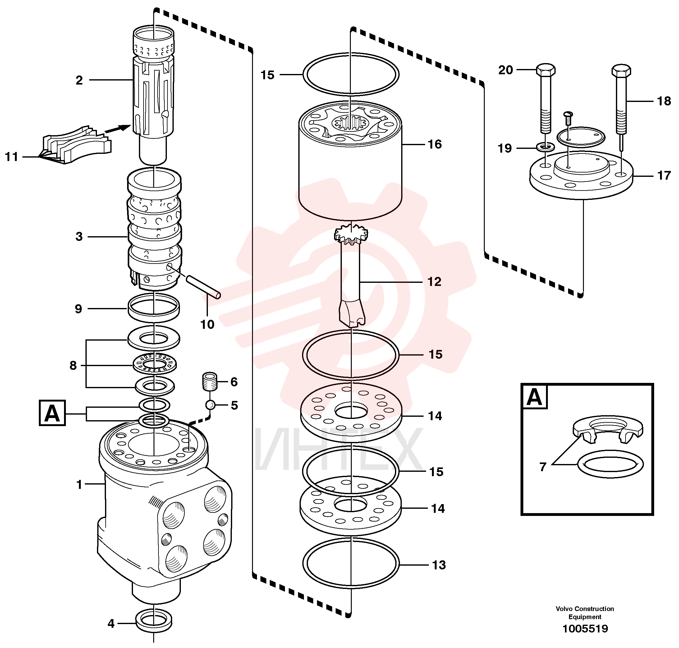 Sealing kit VOE 11701270 (1)