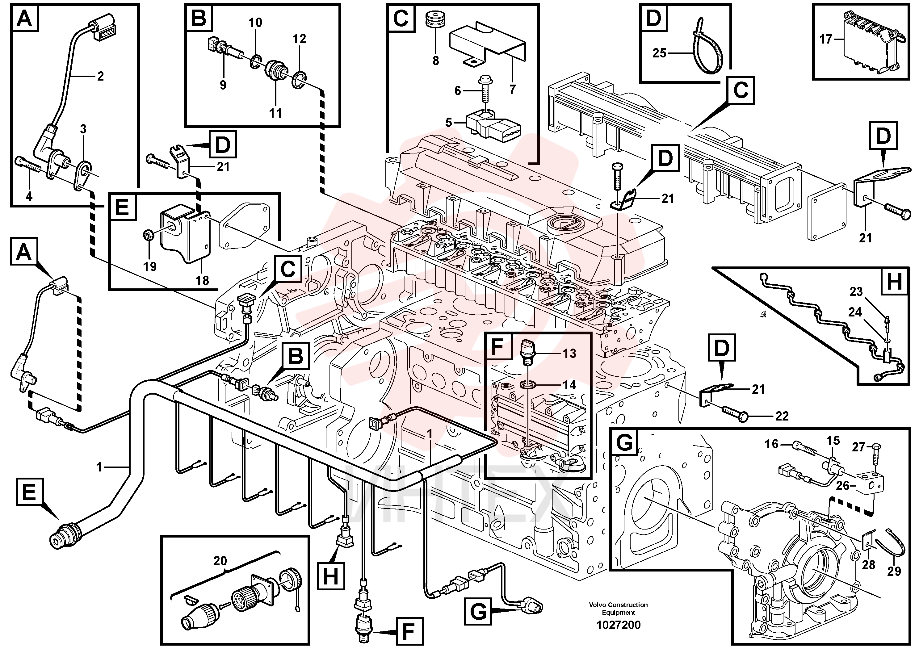 Wire harness VOE 20718807