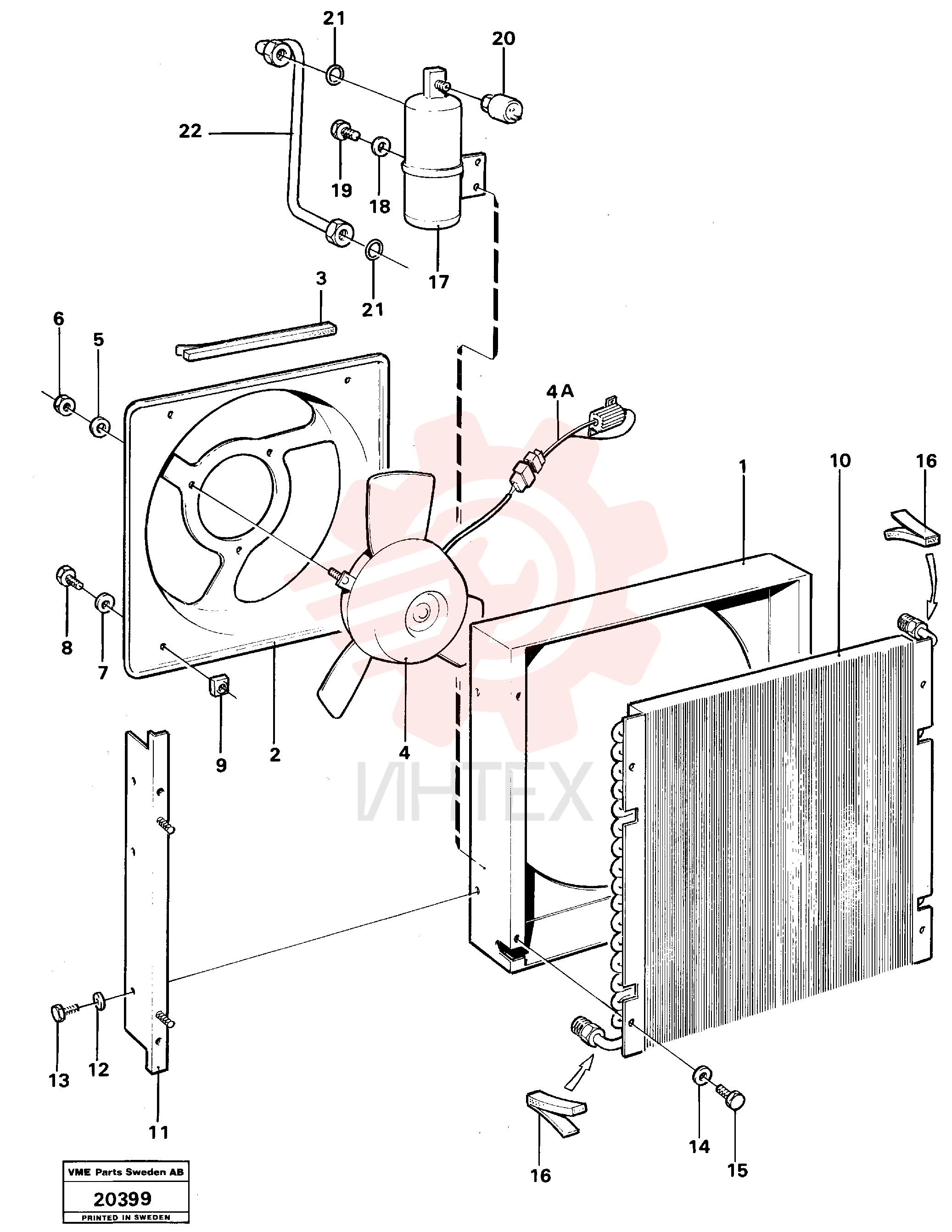 Attaching plate