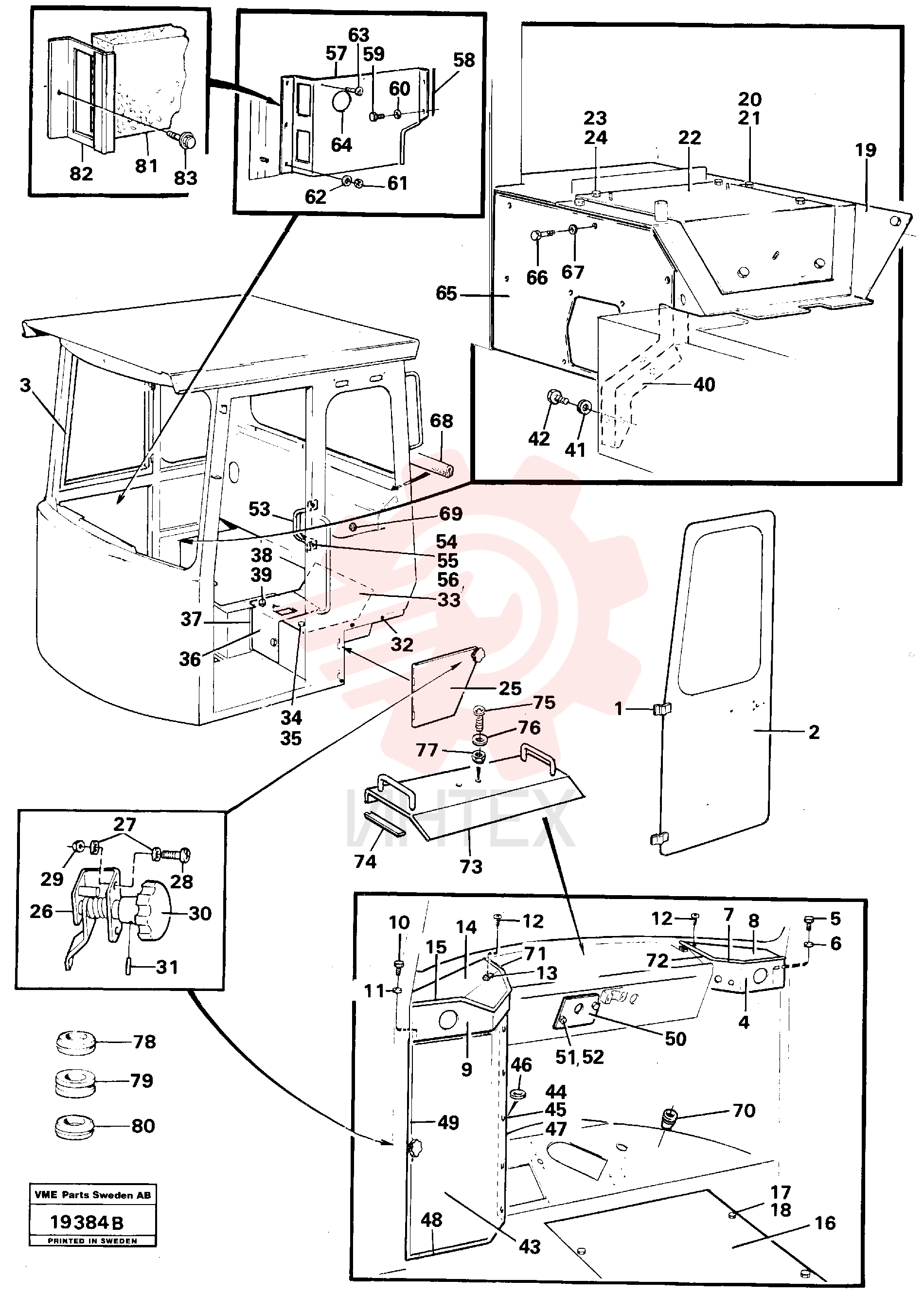 Cross recessed screw