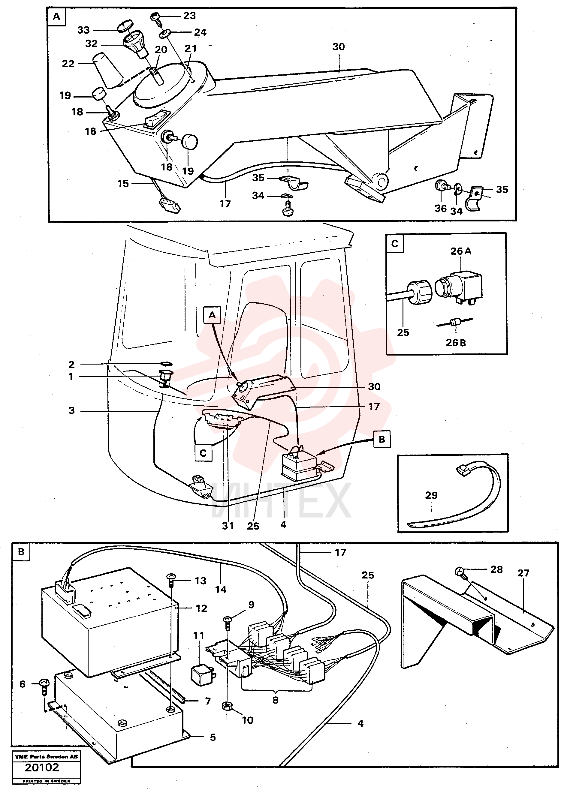 Cross recessed screw