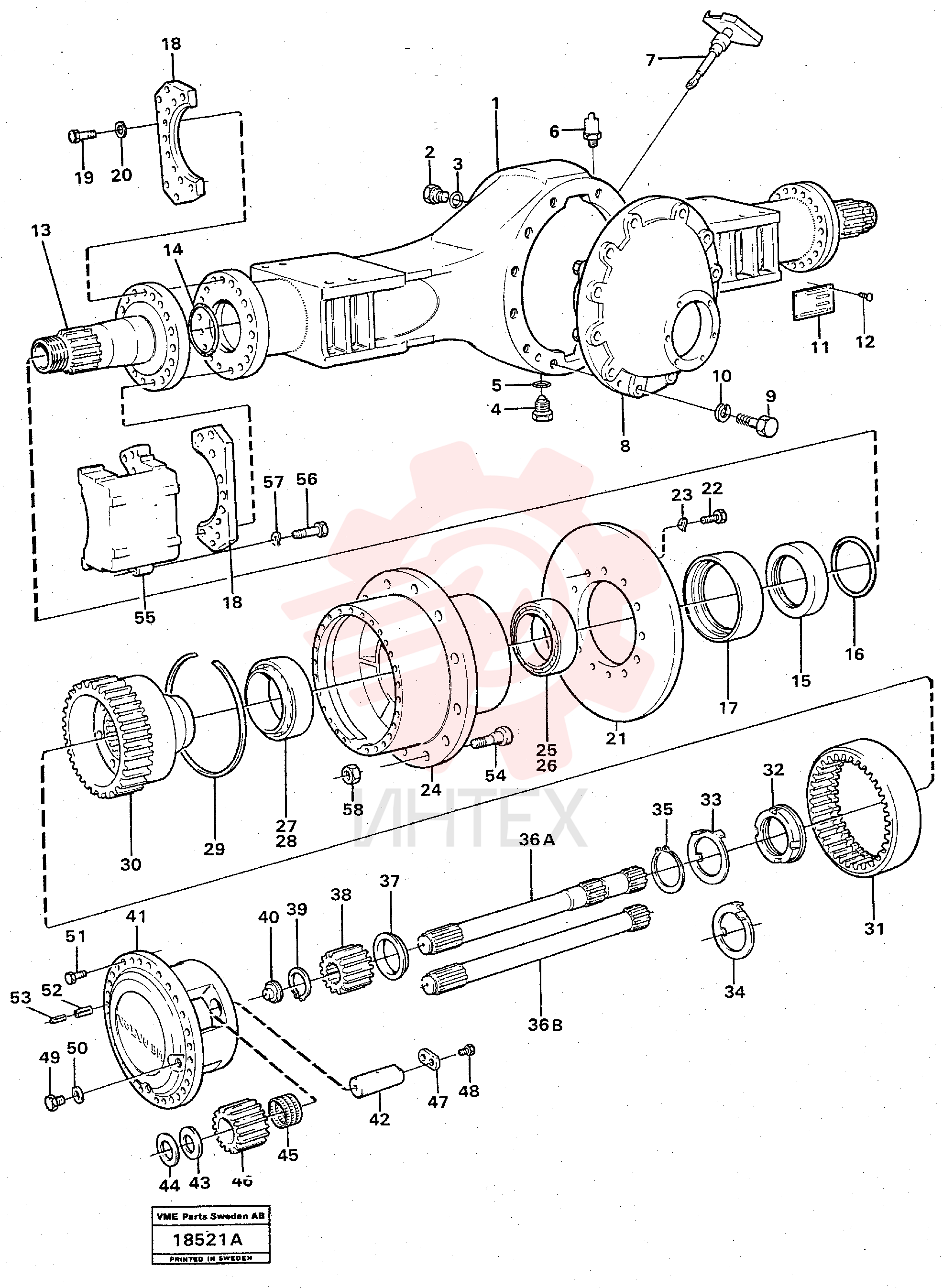Planetary Axle