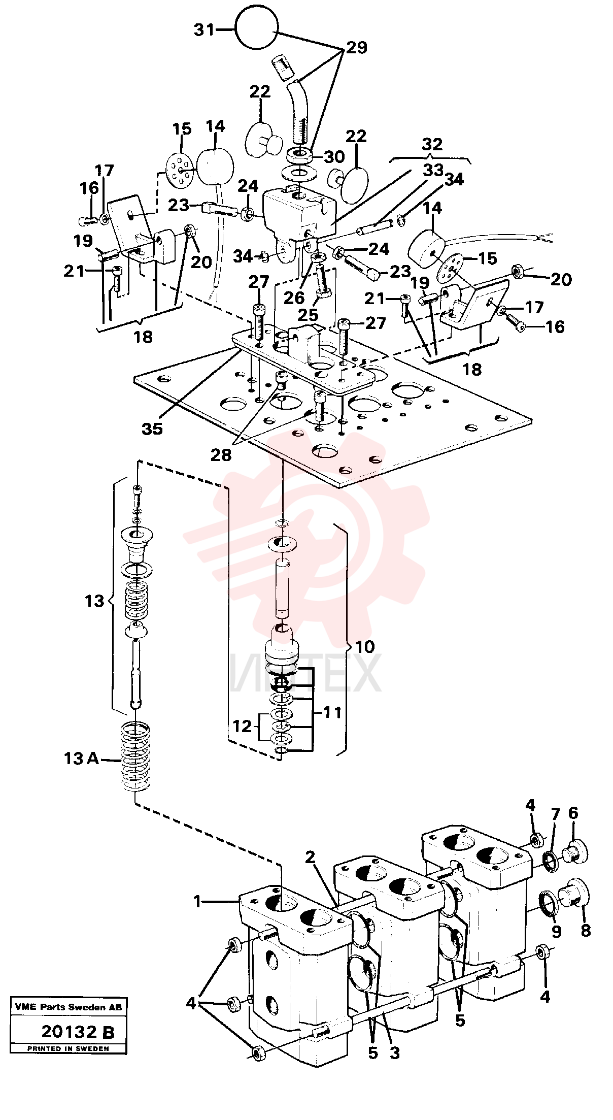 Spacer washer