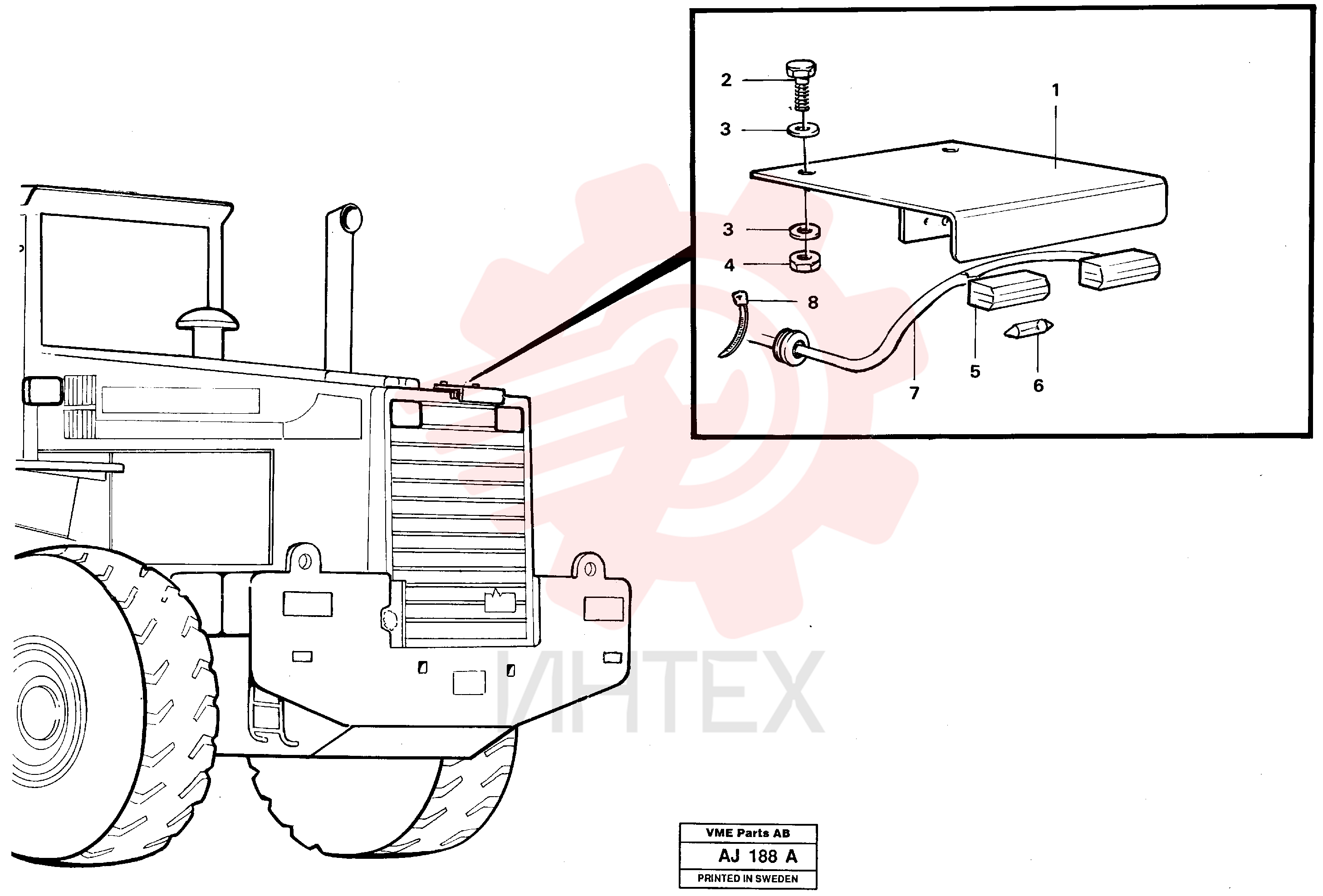 Lamp plate