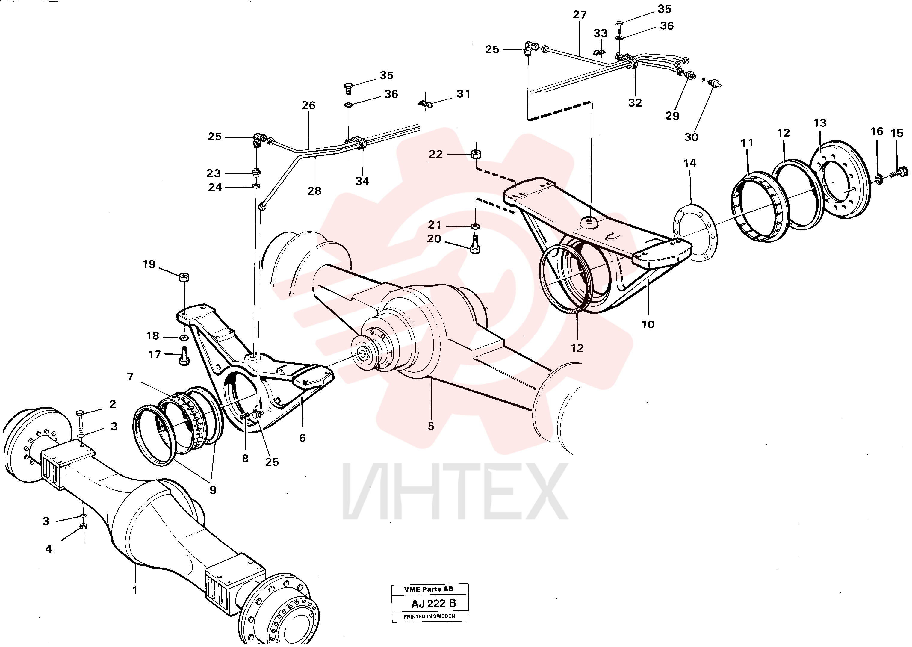 Planetary Axle
