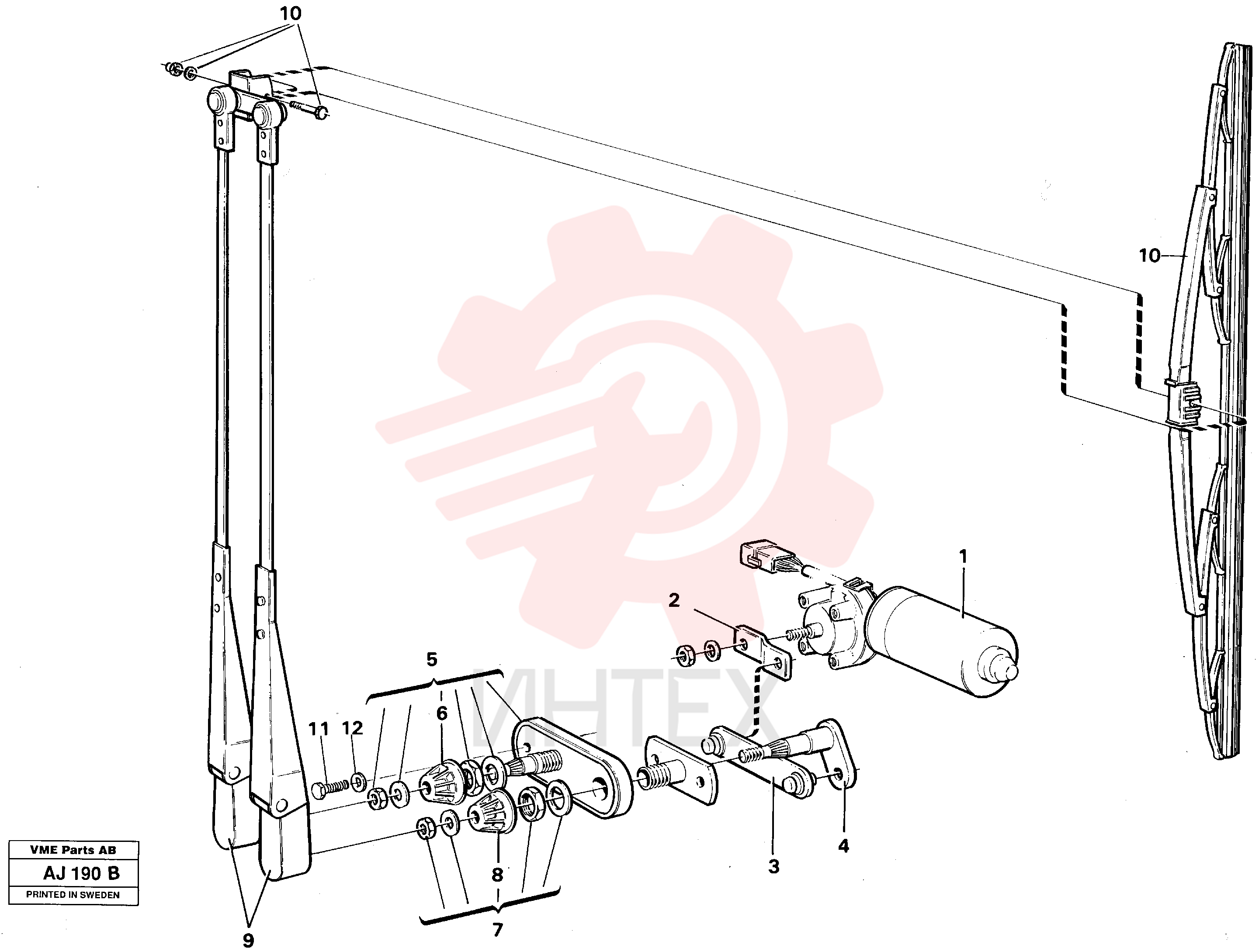 Wiper motor