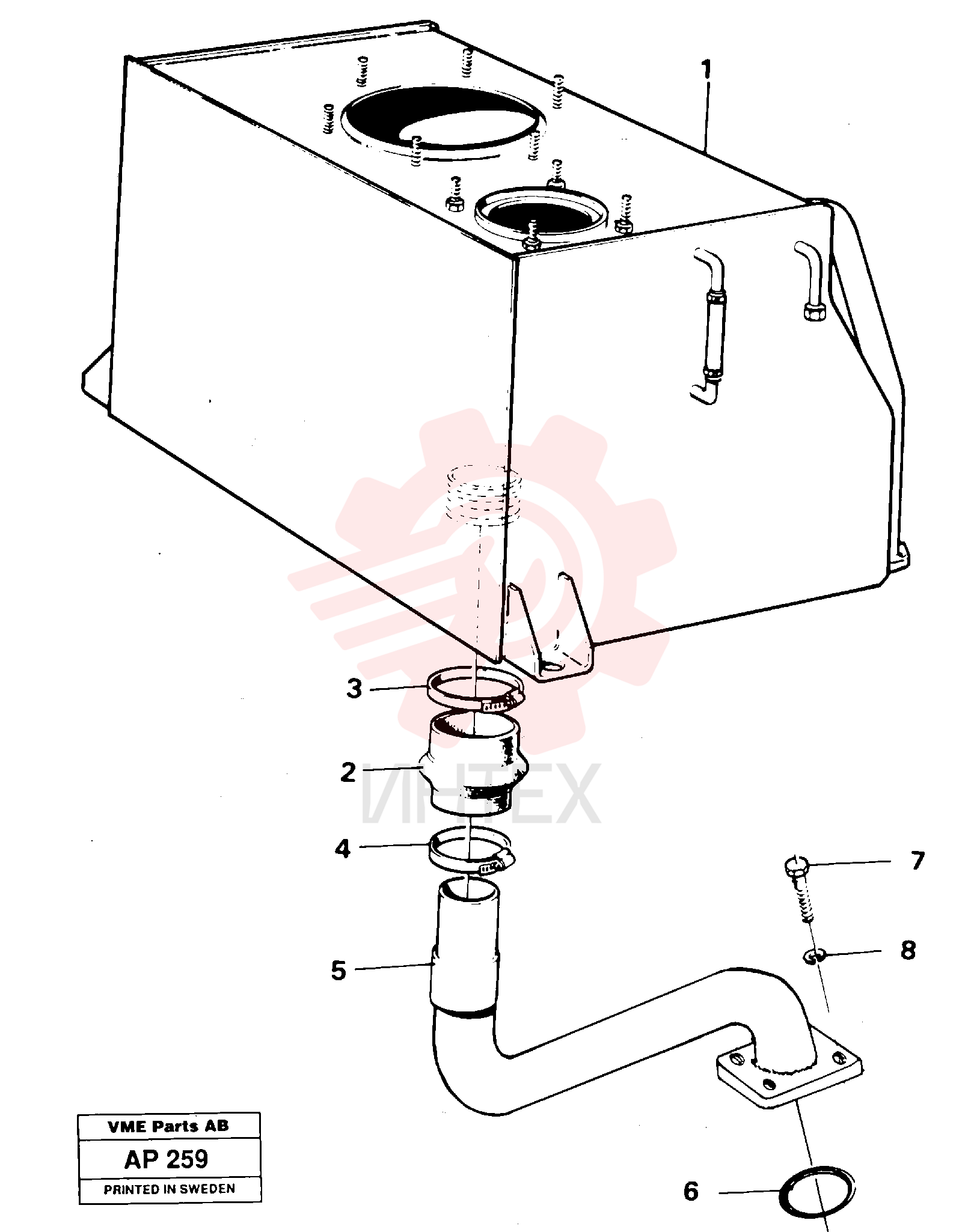 Connector casing