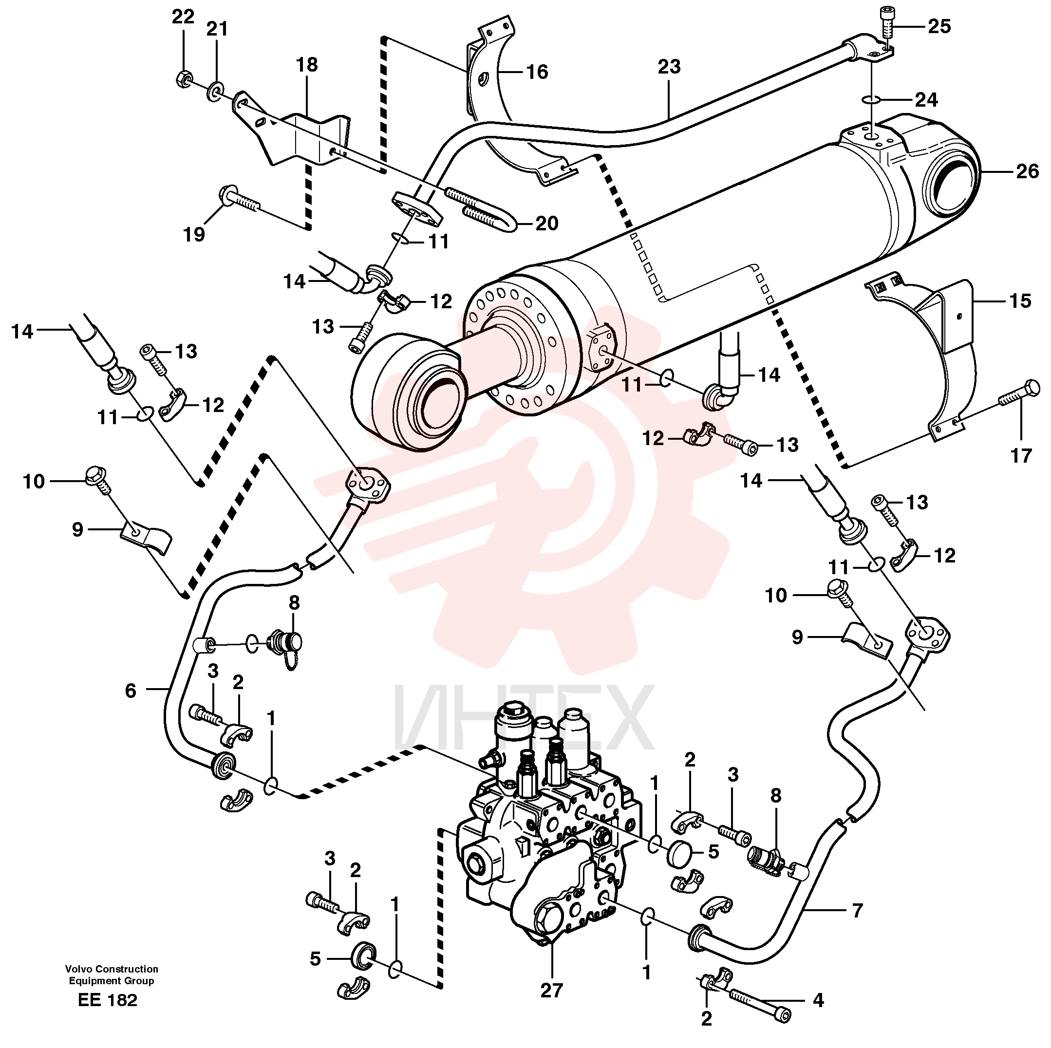 Flange lock nut