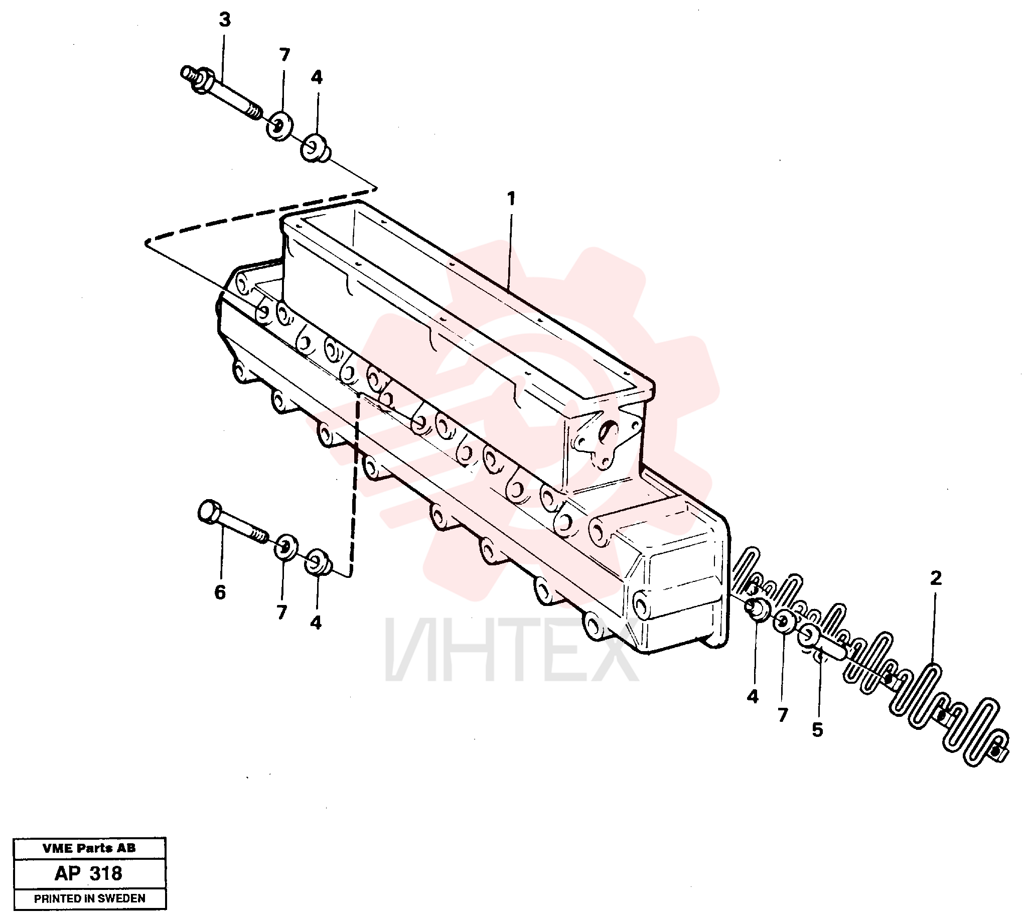 Inlet Pipe VOE 848553 (1)