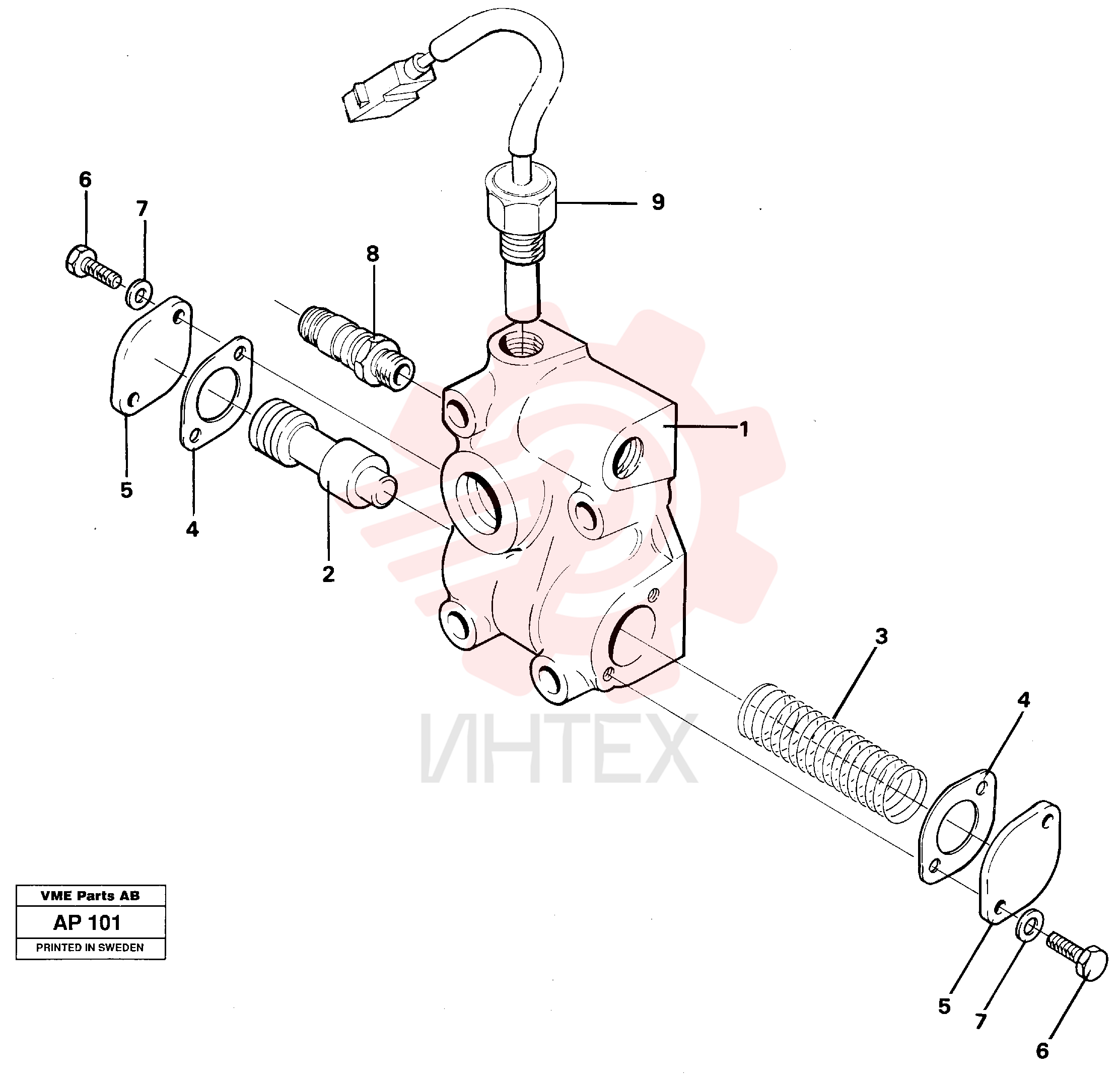 Lub Oil Valve VOE 11037252 (1)