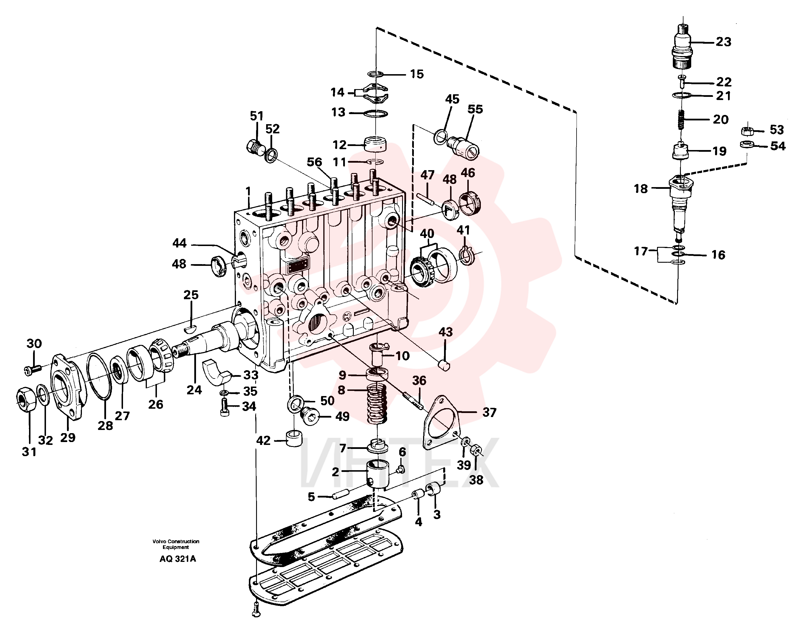 Pump element