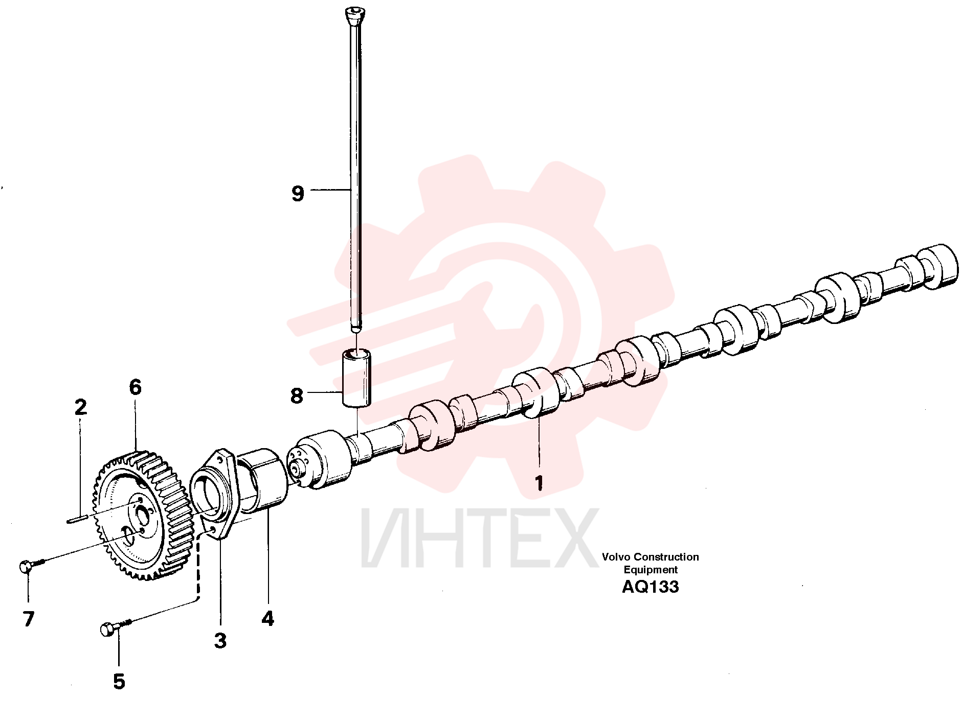 Распредвал VOE 8192784 (2)