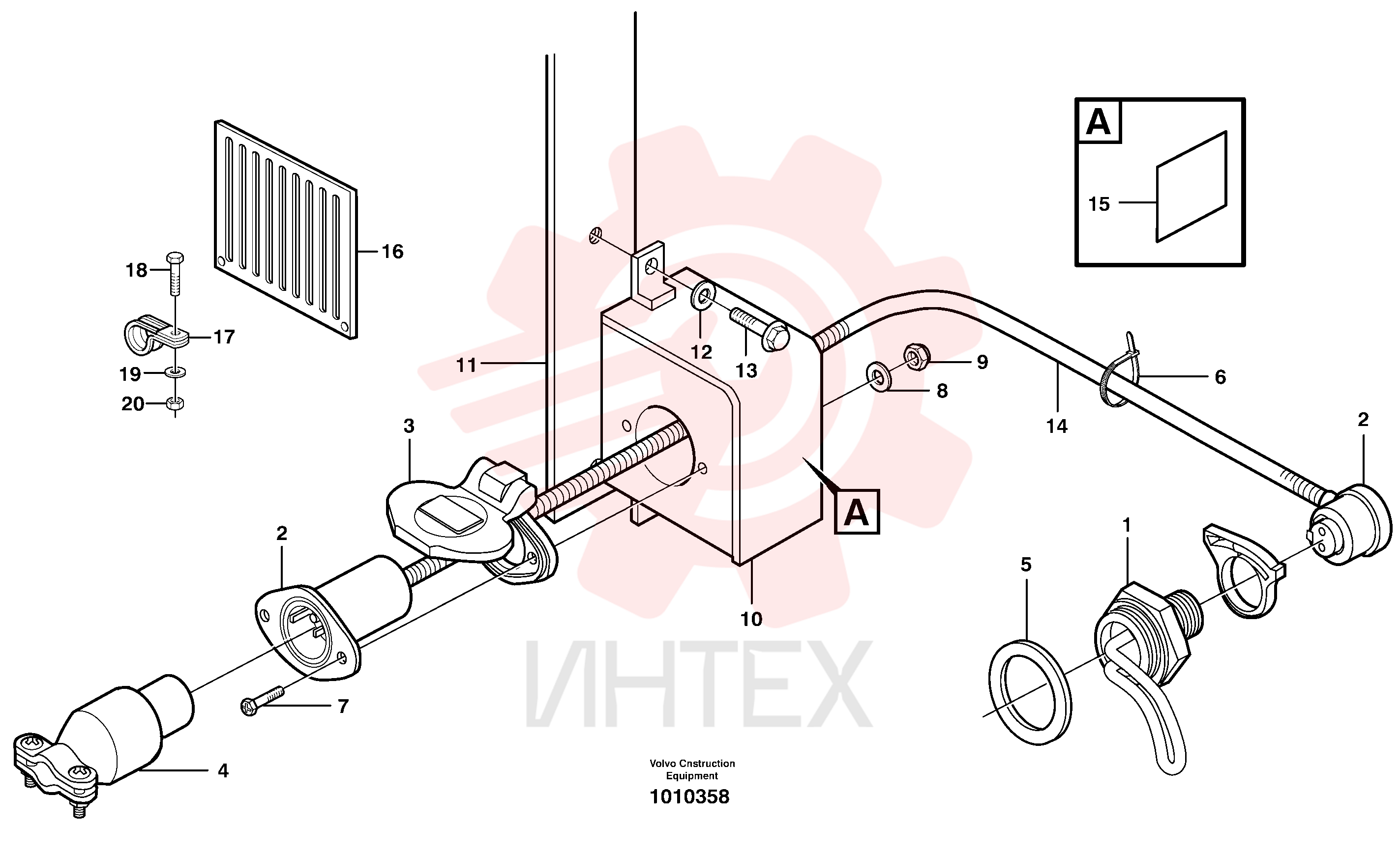 Receptacle housing