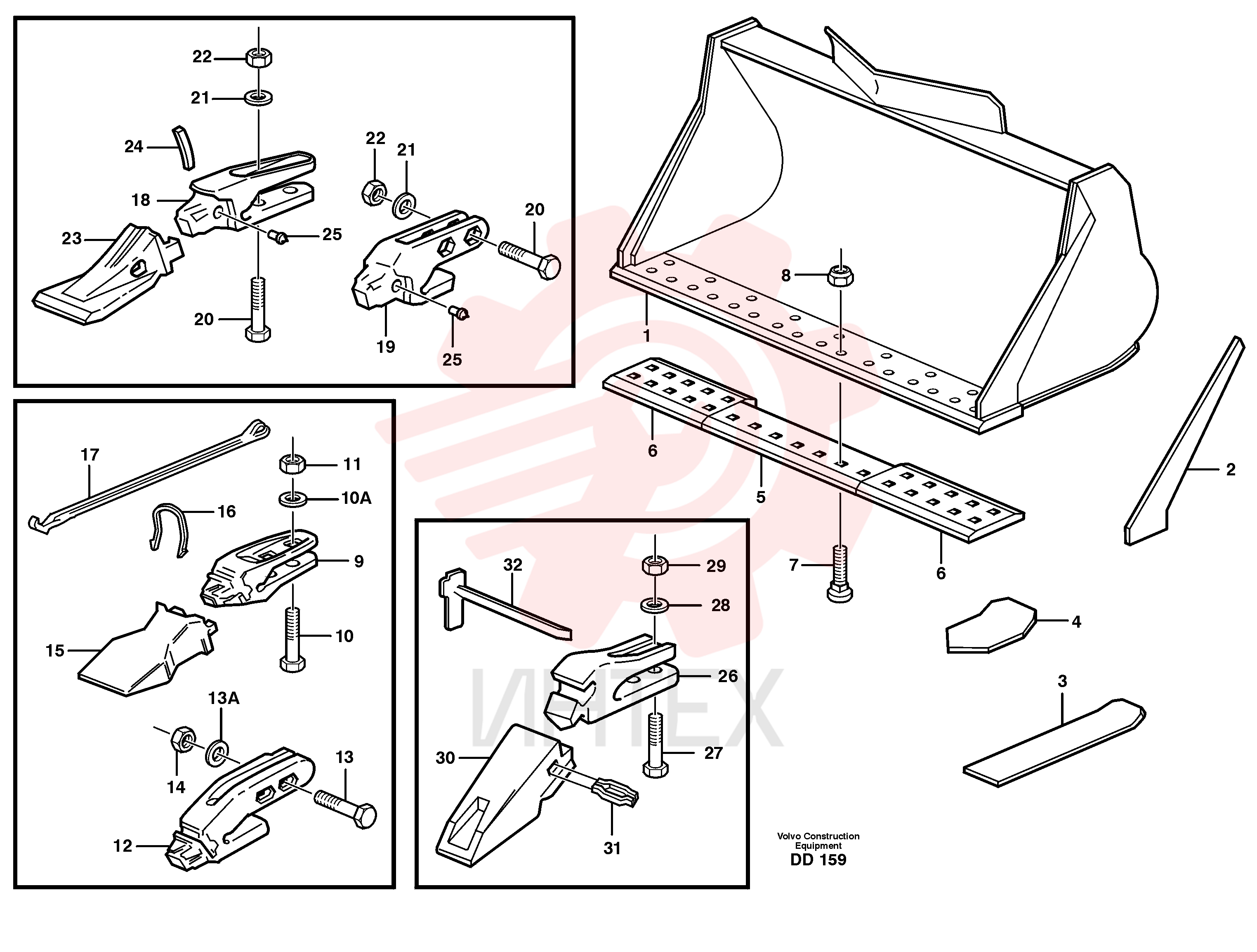 Зуб ковша VOE 11079149 (1)