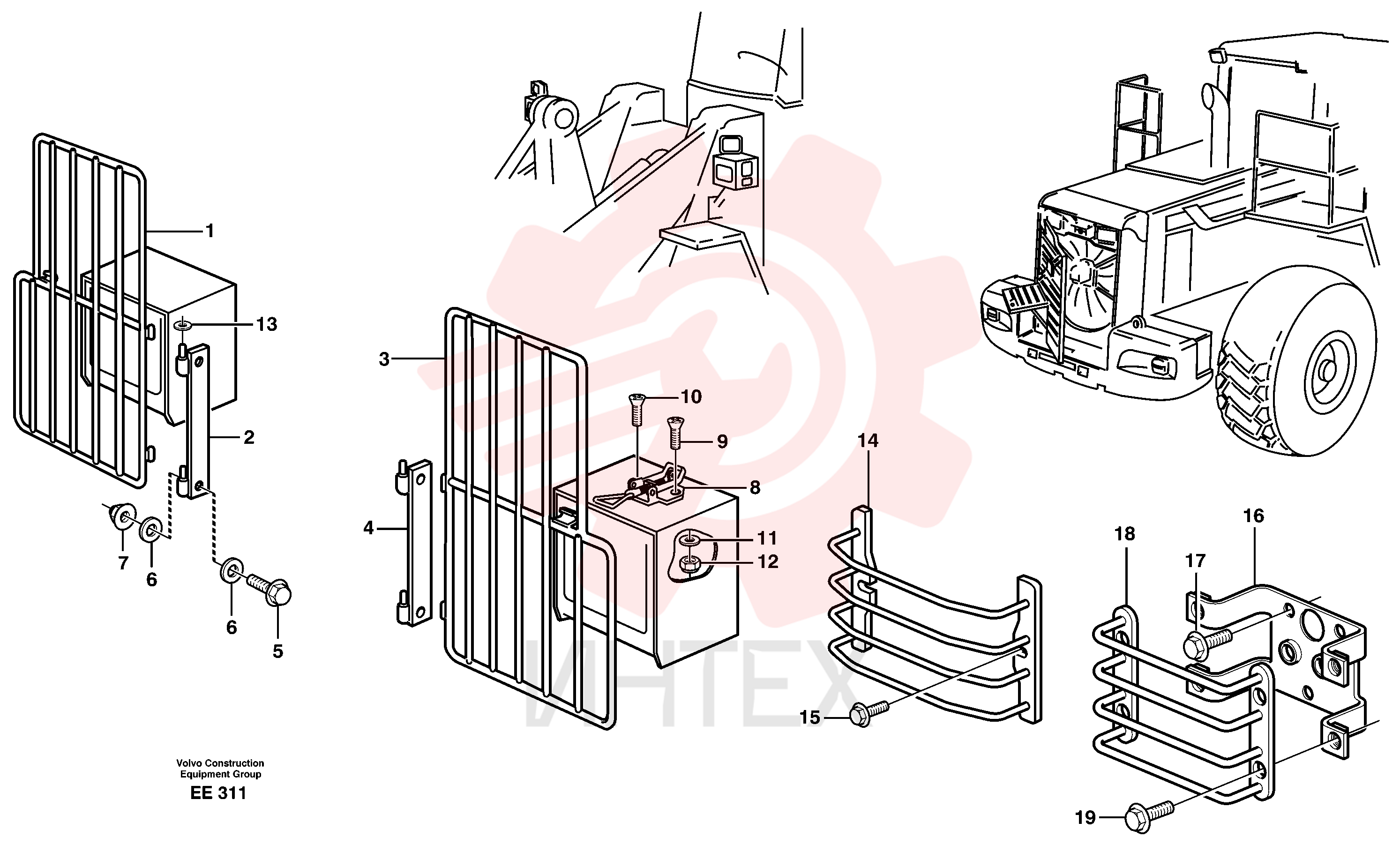 Flange lock nut