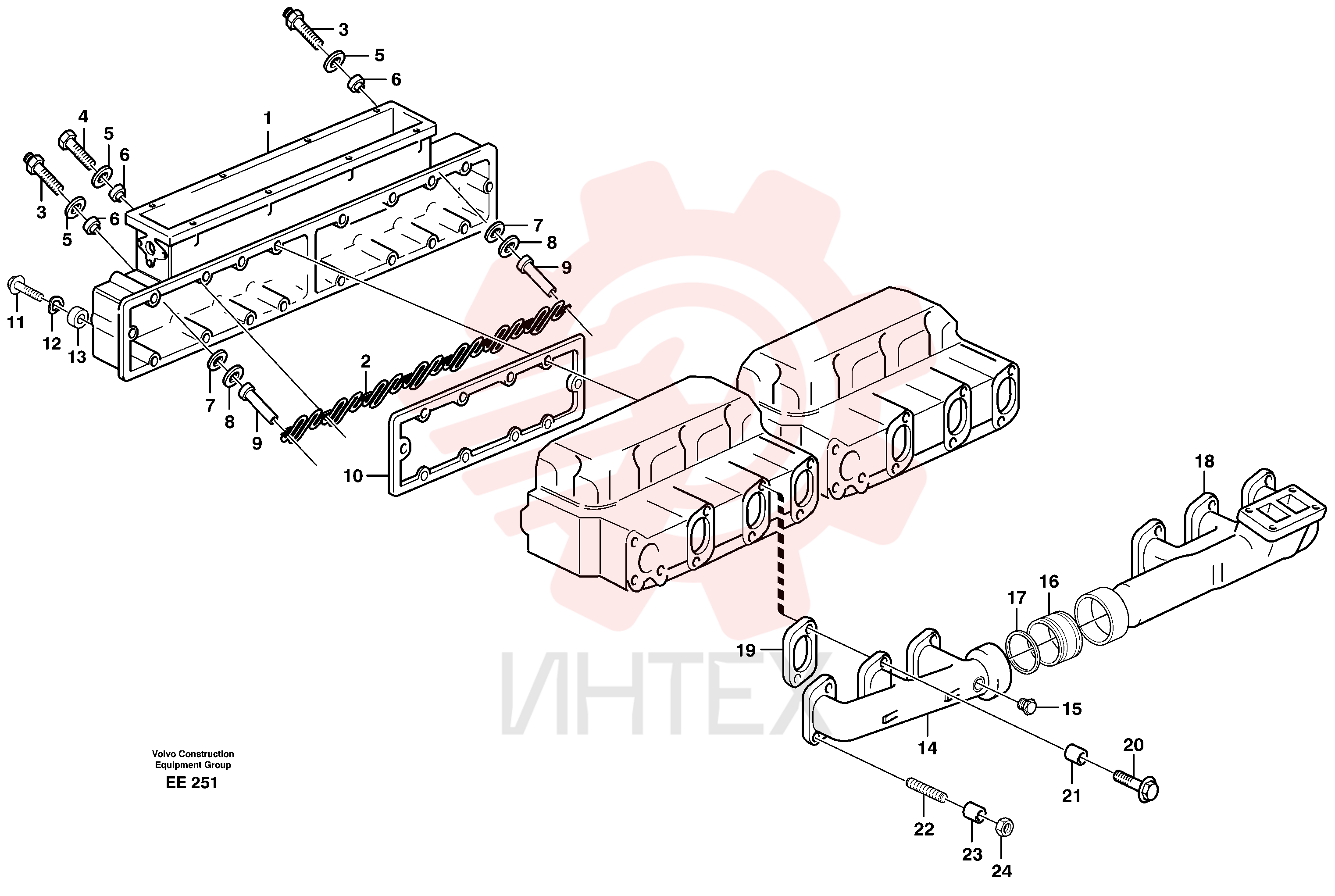 Flange screw