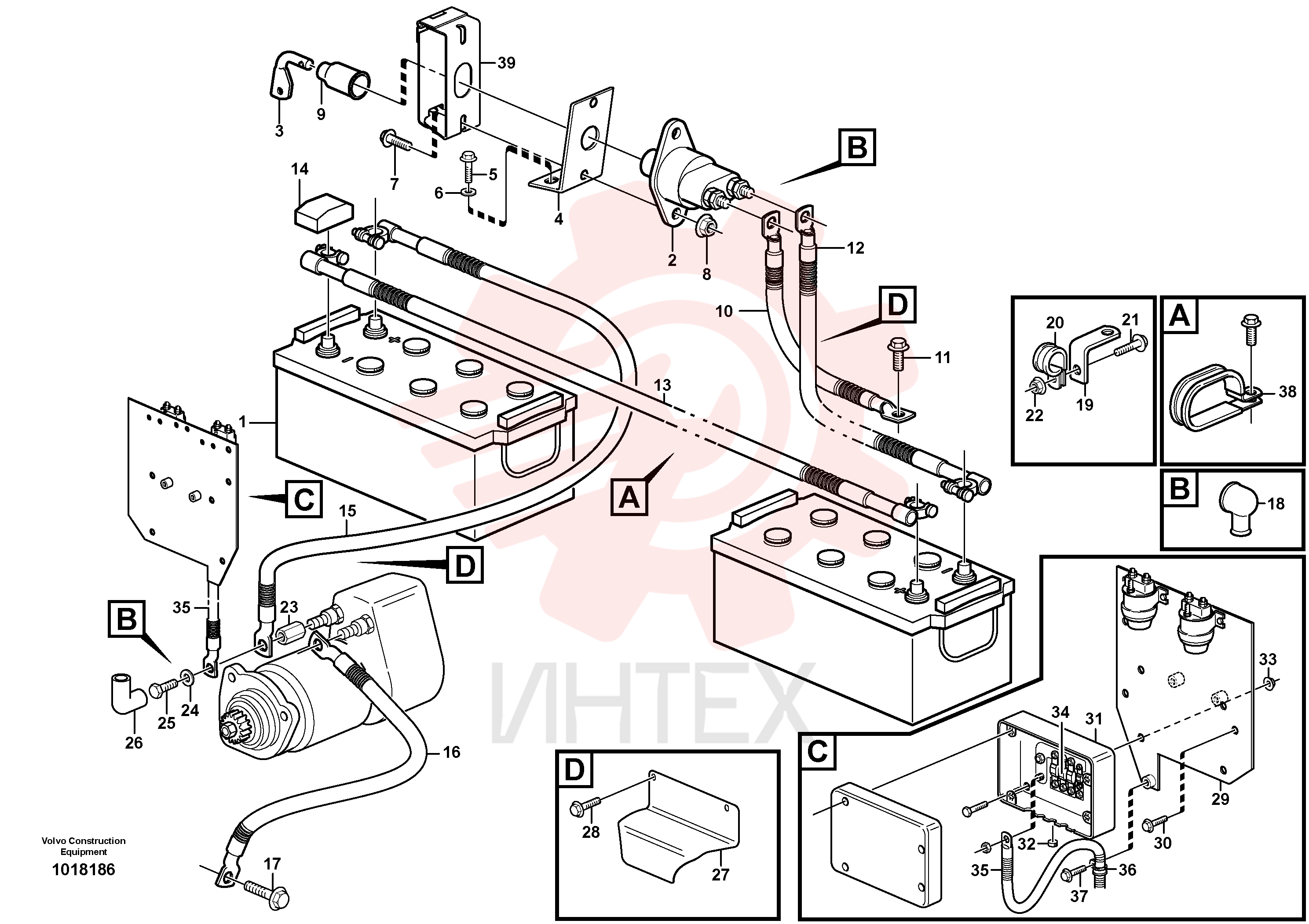Battery Cable VOE 11170935