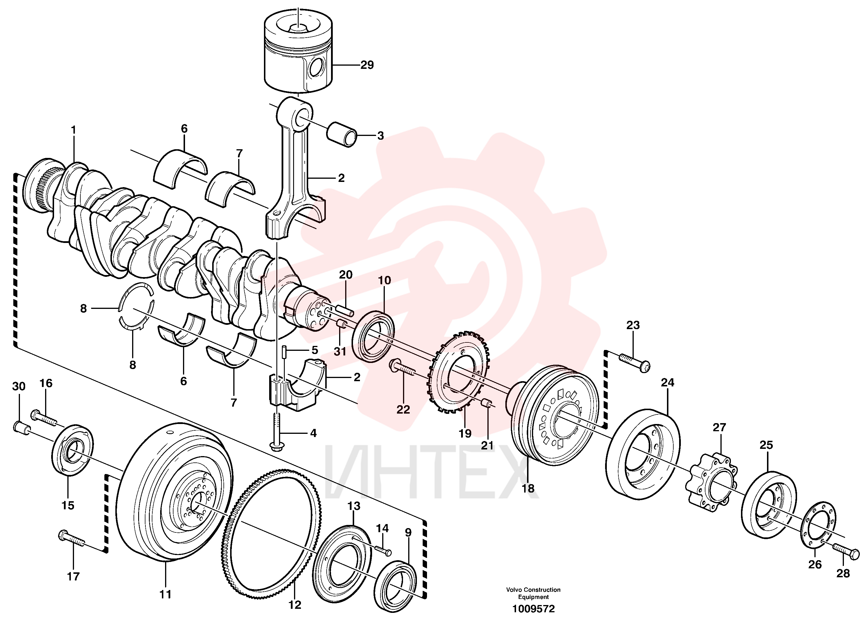 Big-end Bearing VOE 20717211