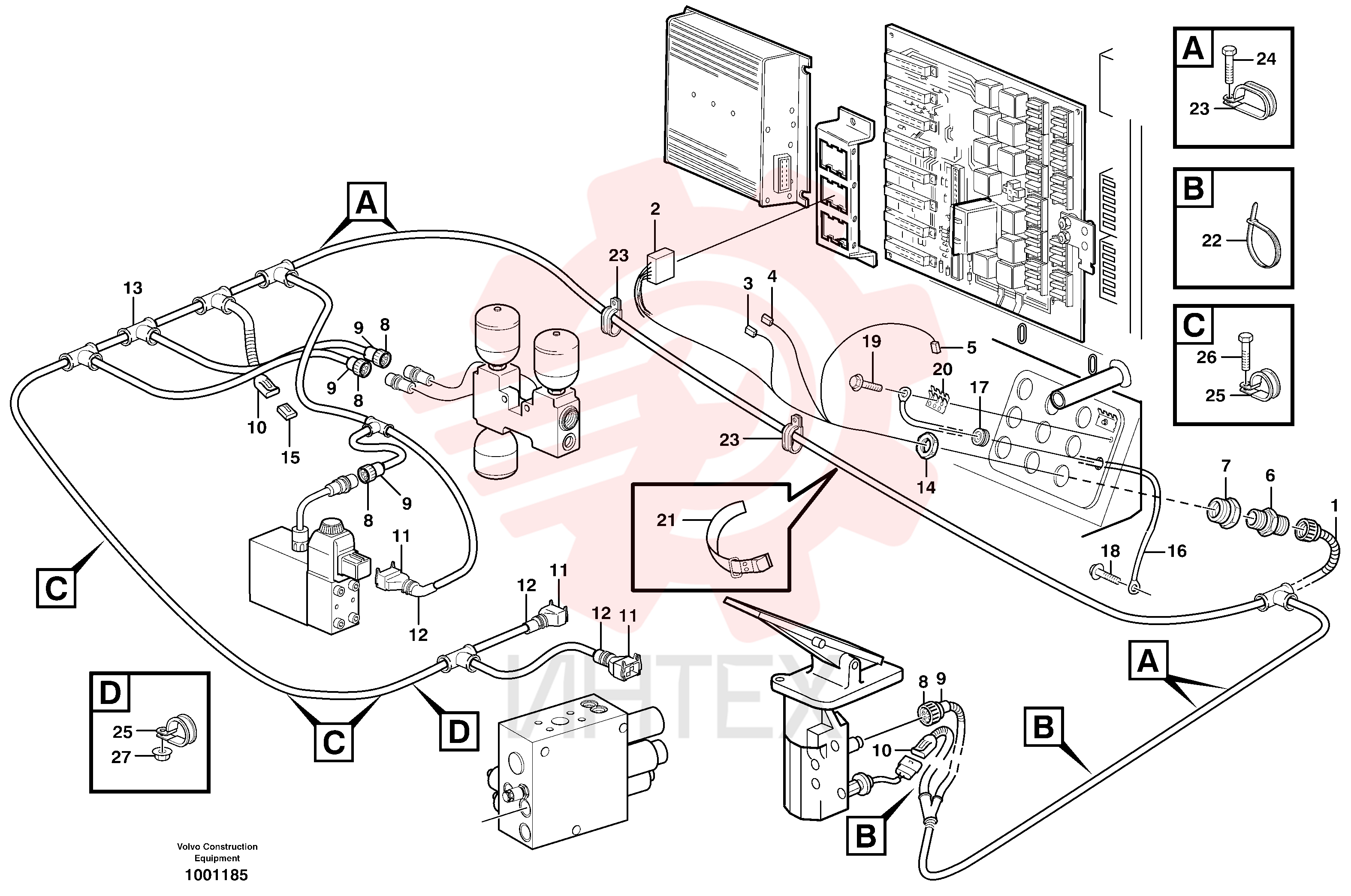 Cable harness VOE 11170884