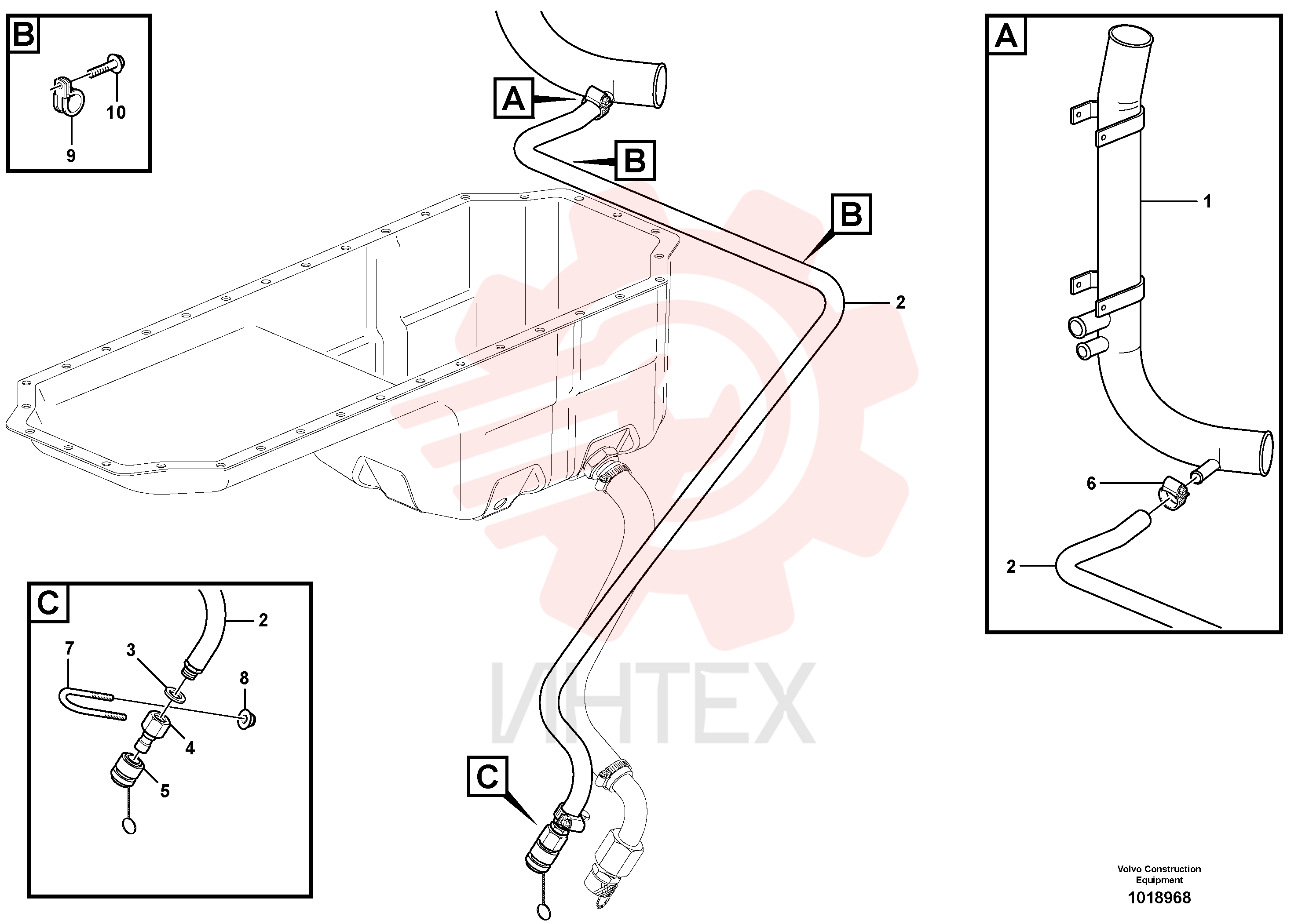 Drain hose VOE 11445063