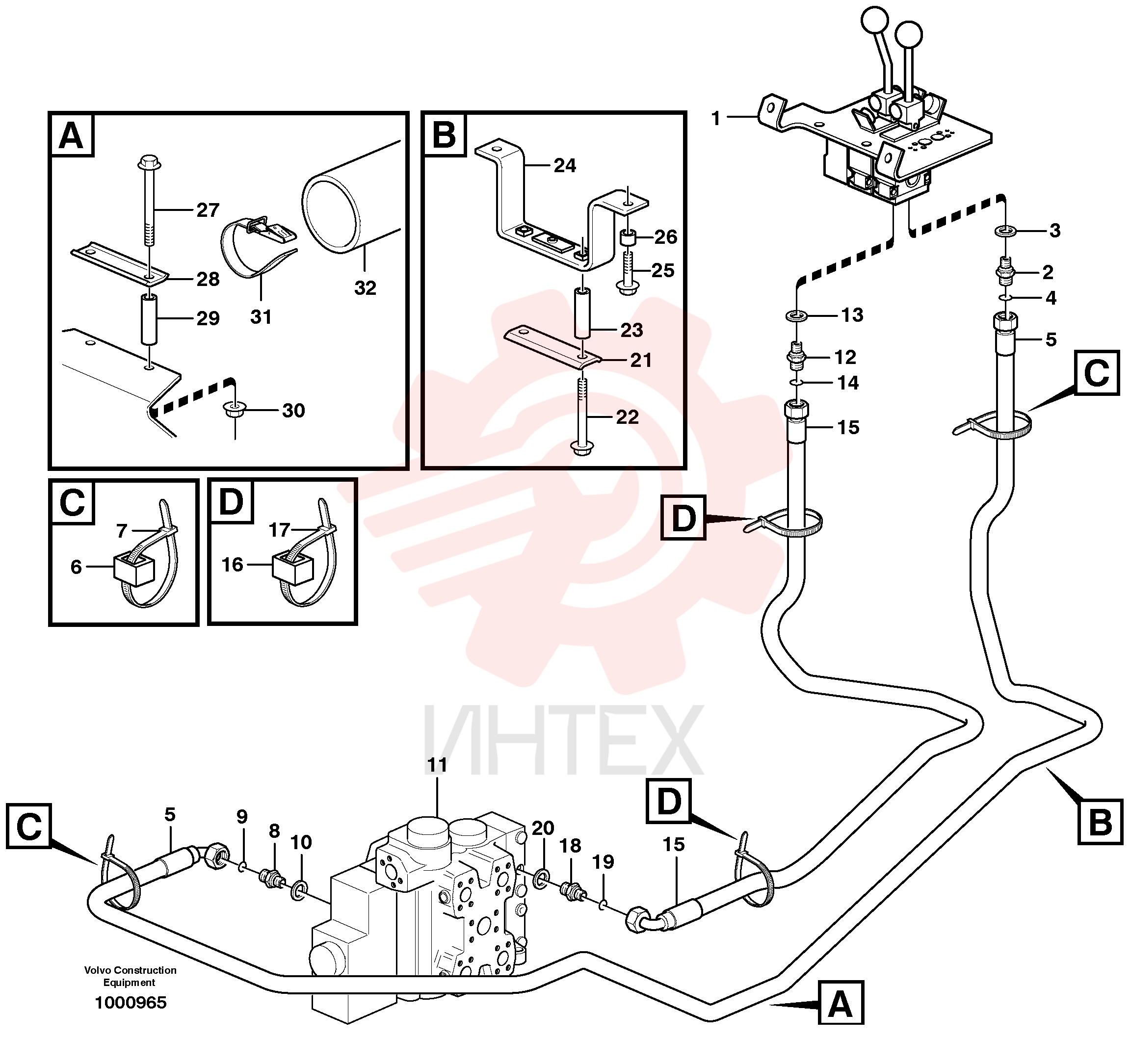 Hose assembly VOE 11130855