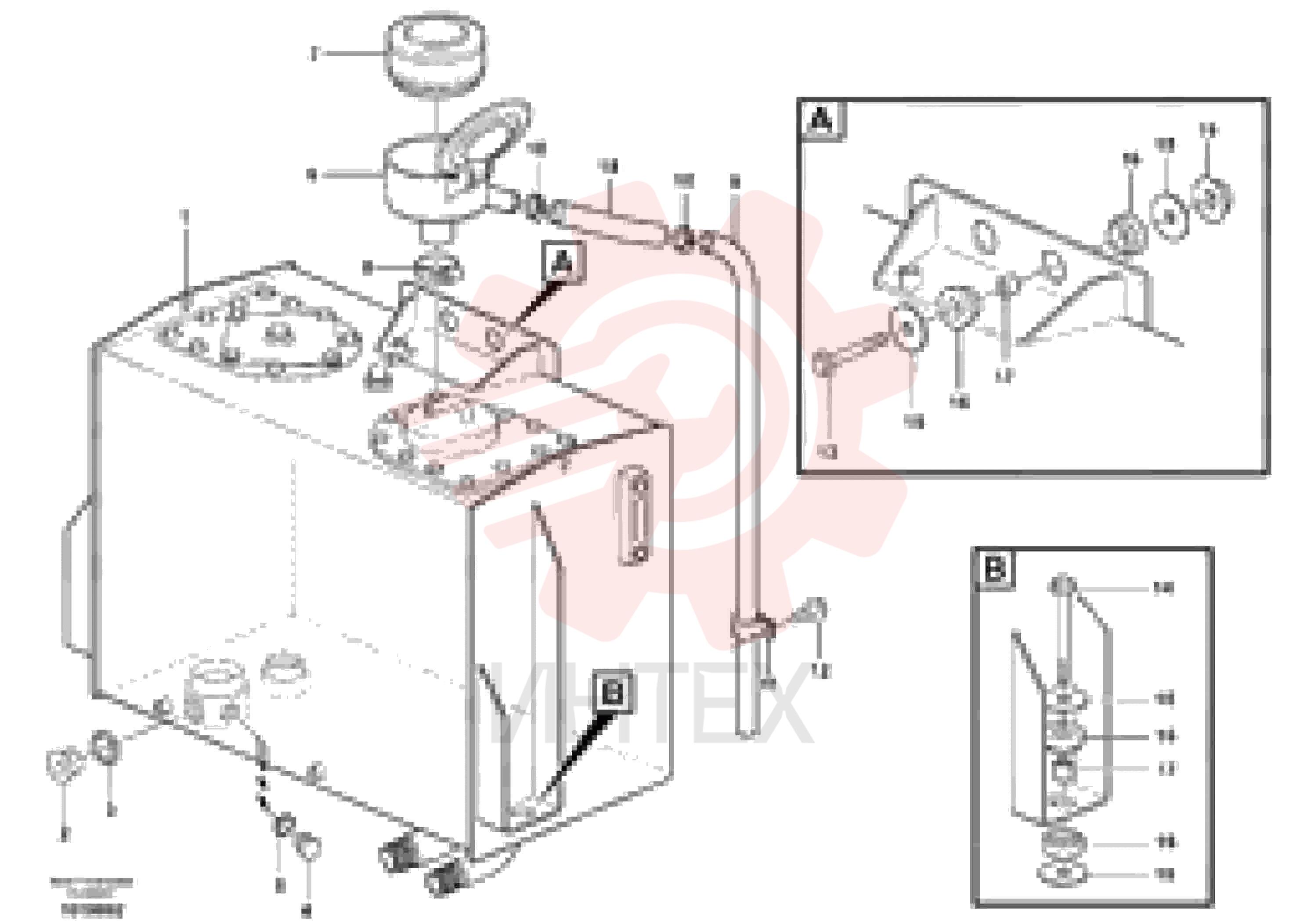 Hydraulic fluid tank VOE 11411910 (2)