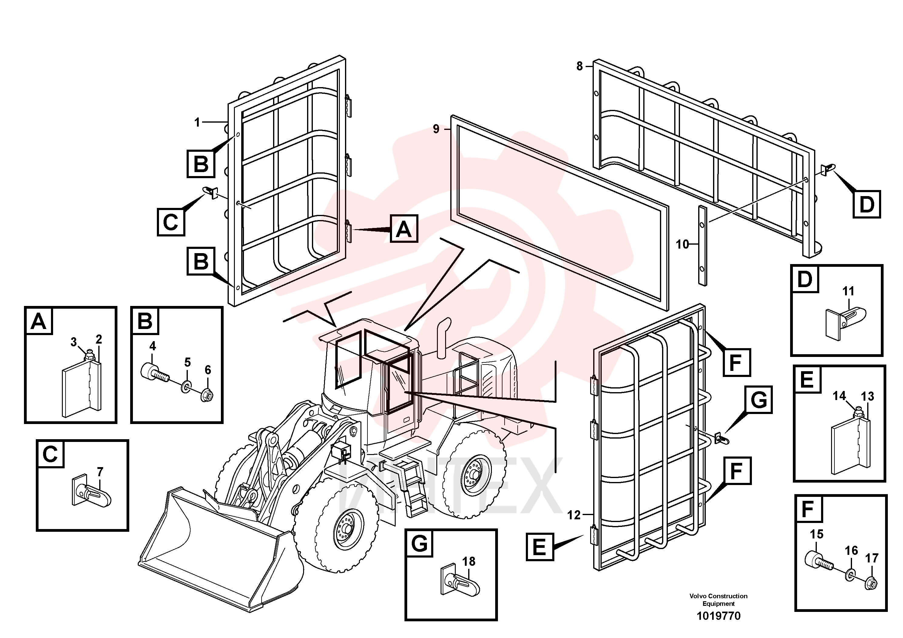Protecting grating VOE 11302146