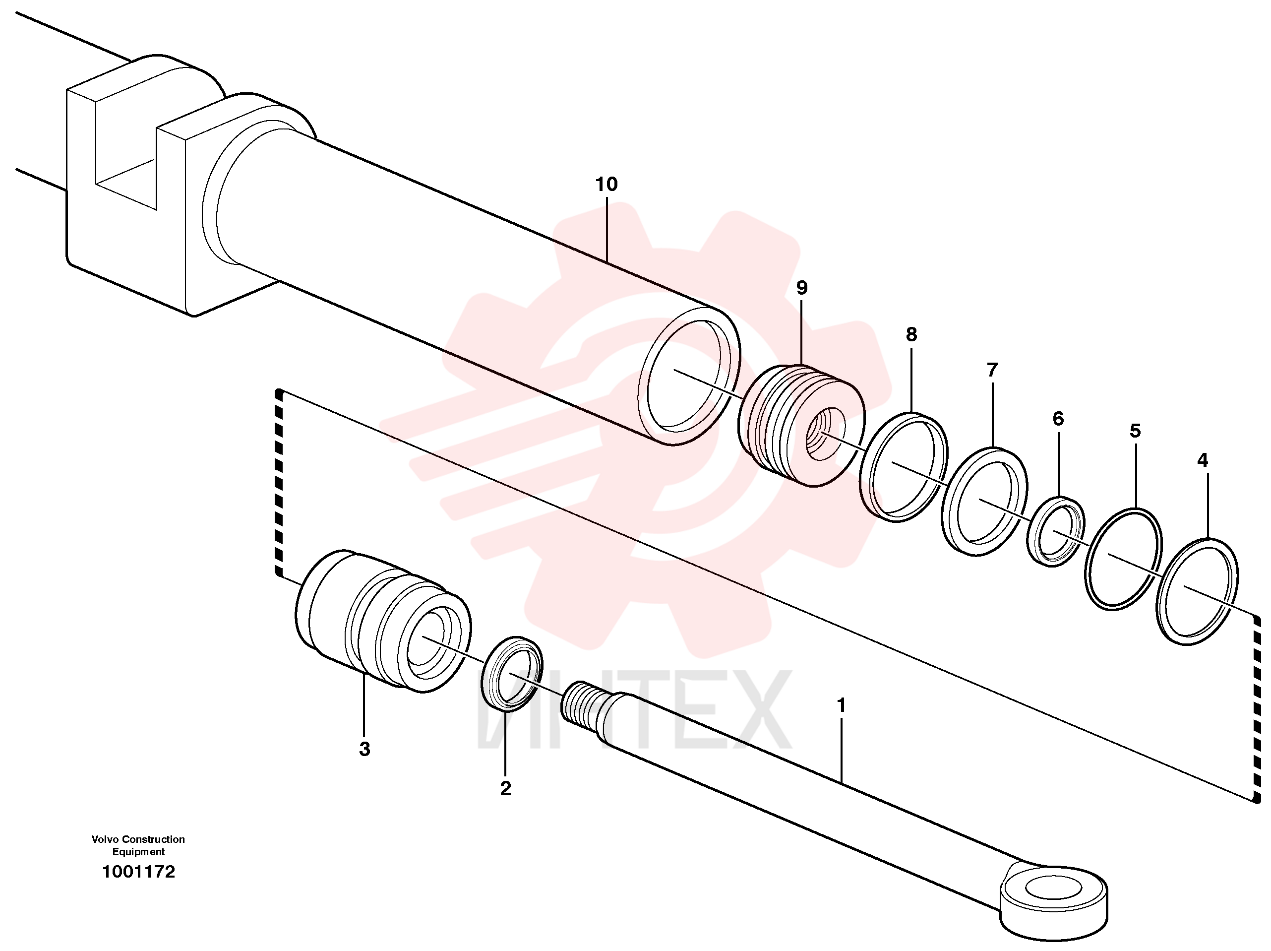 Sealing kit VOE 11709111 (1)