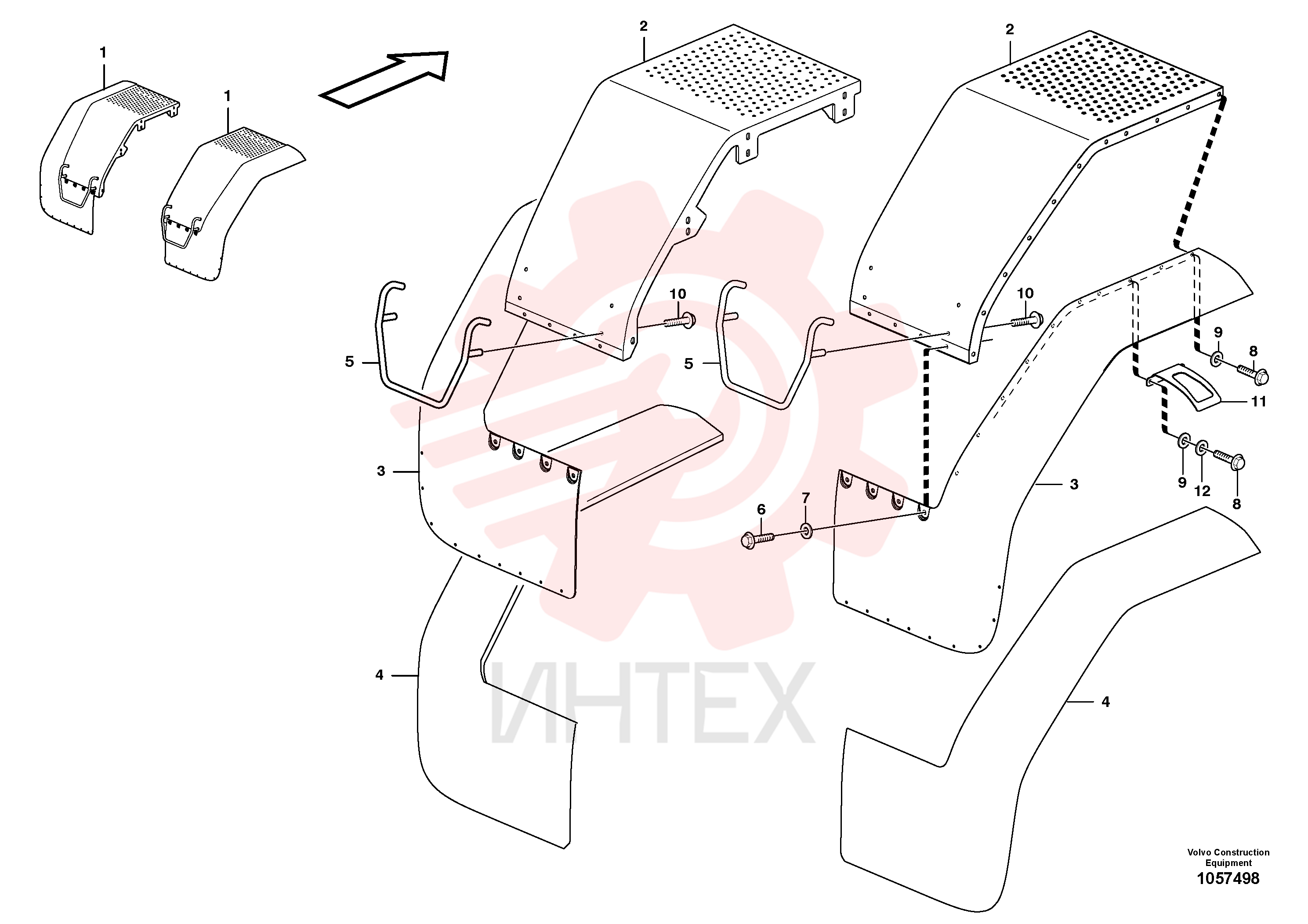 Rear fender VOE 11400842