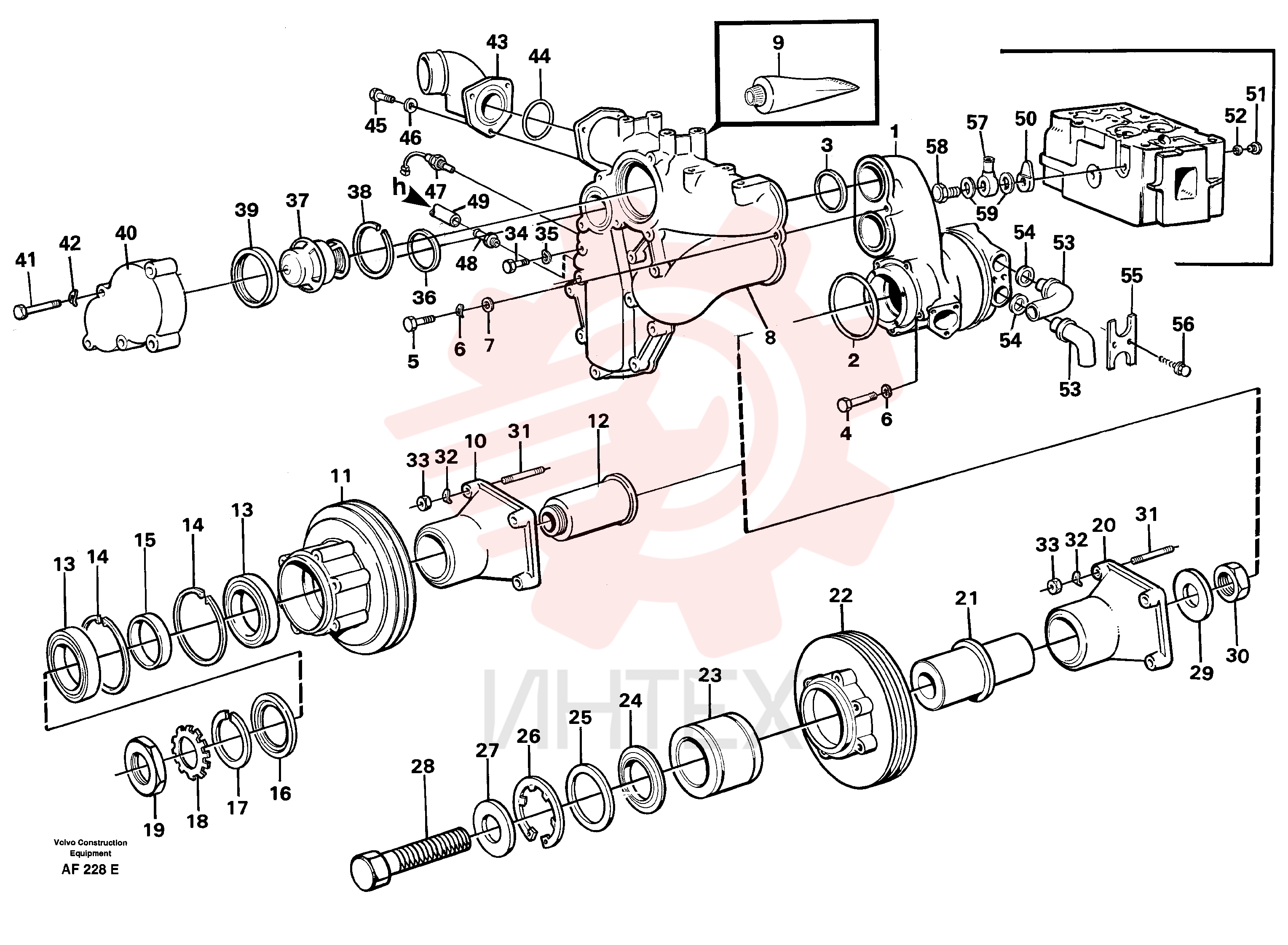Bearing mounting VOE 11031173
