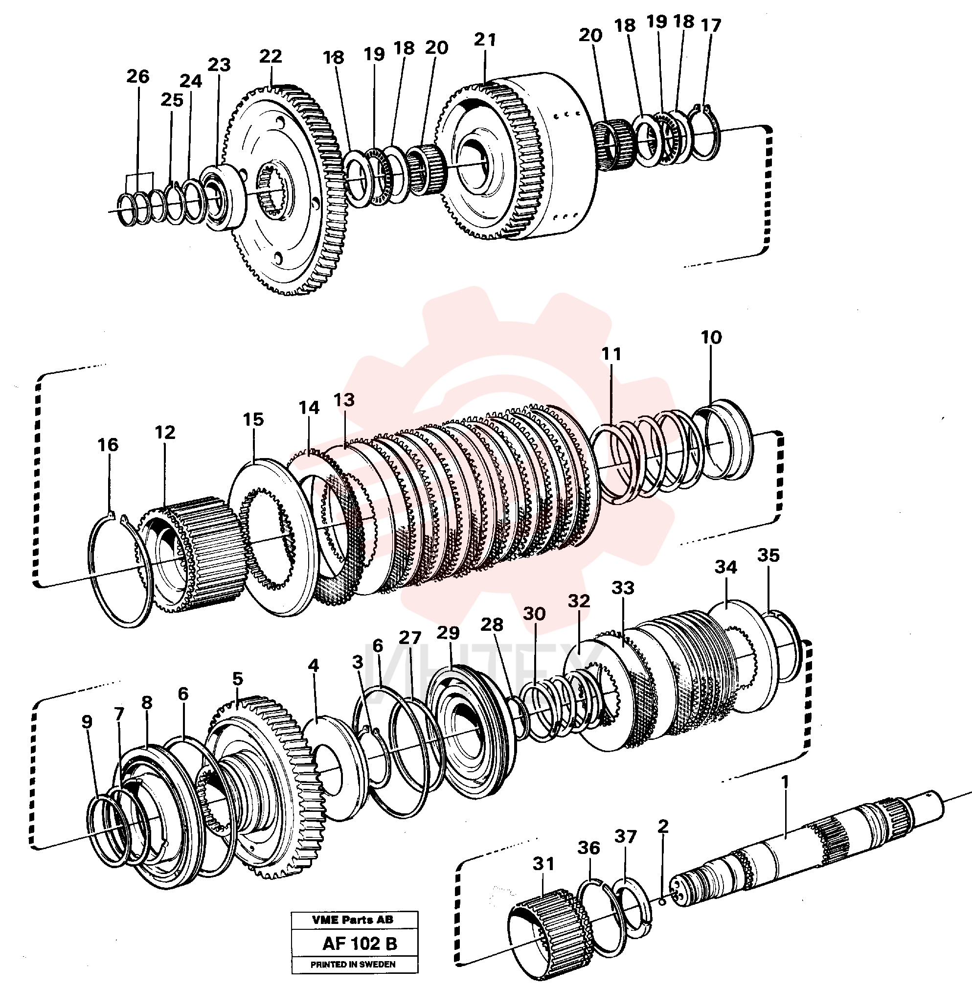 Clutch Hub VOE 11037177