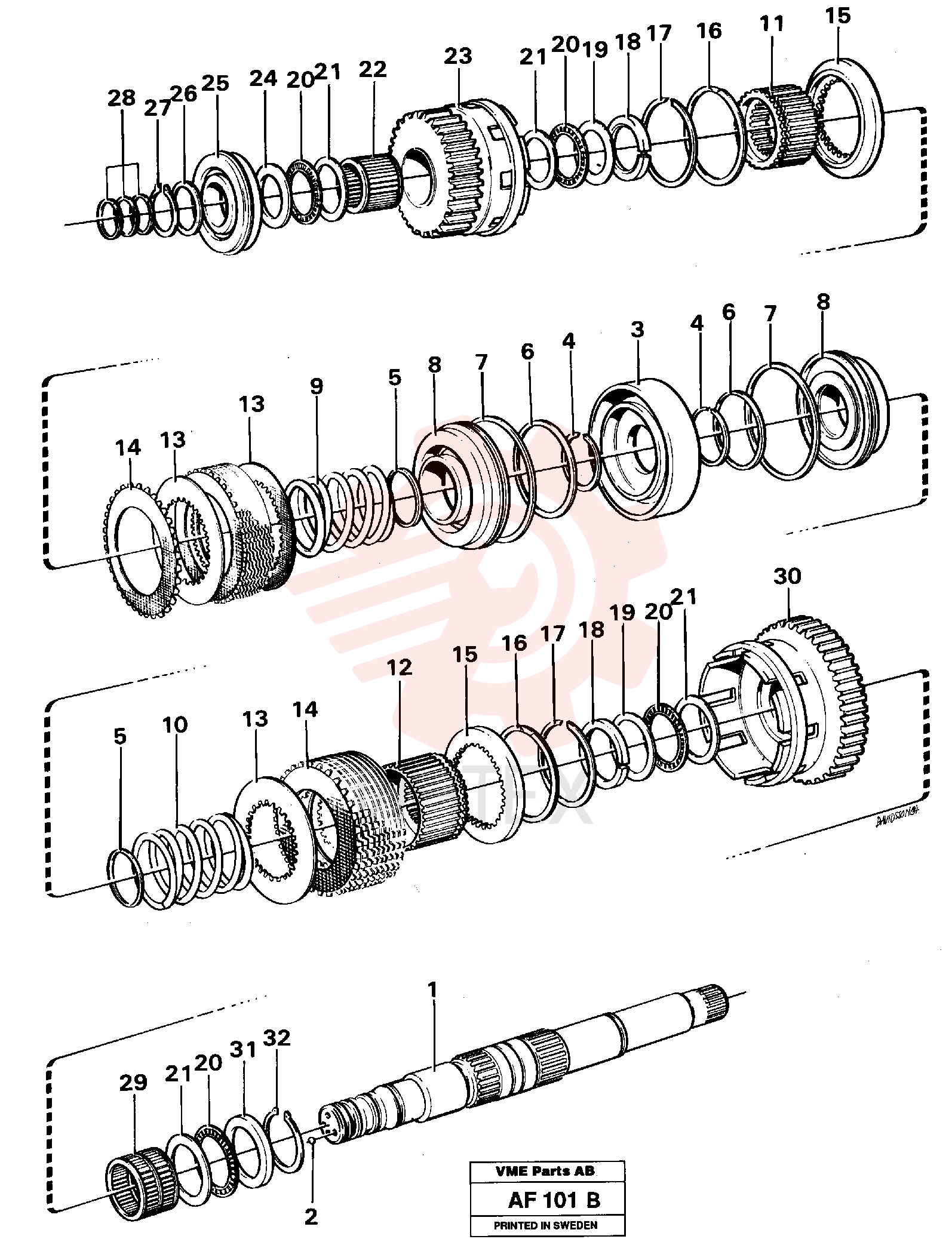 Hydr Clutch VOE 11037080