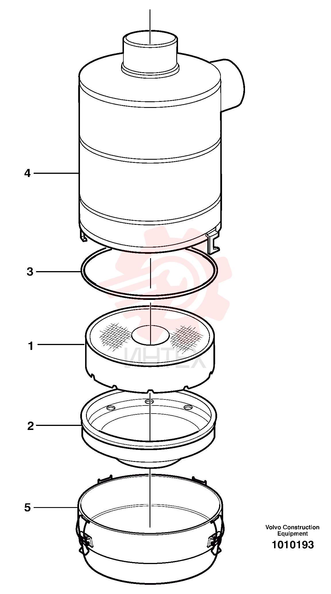 Oil bath air cleaner VOE 11033550 (2)