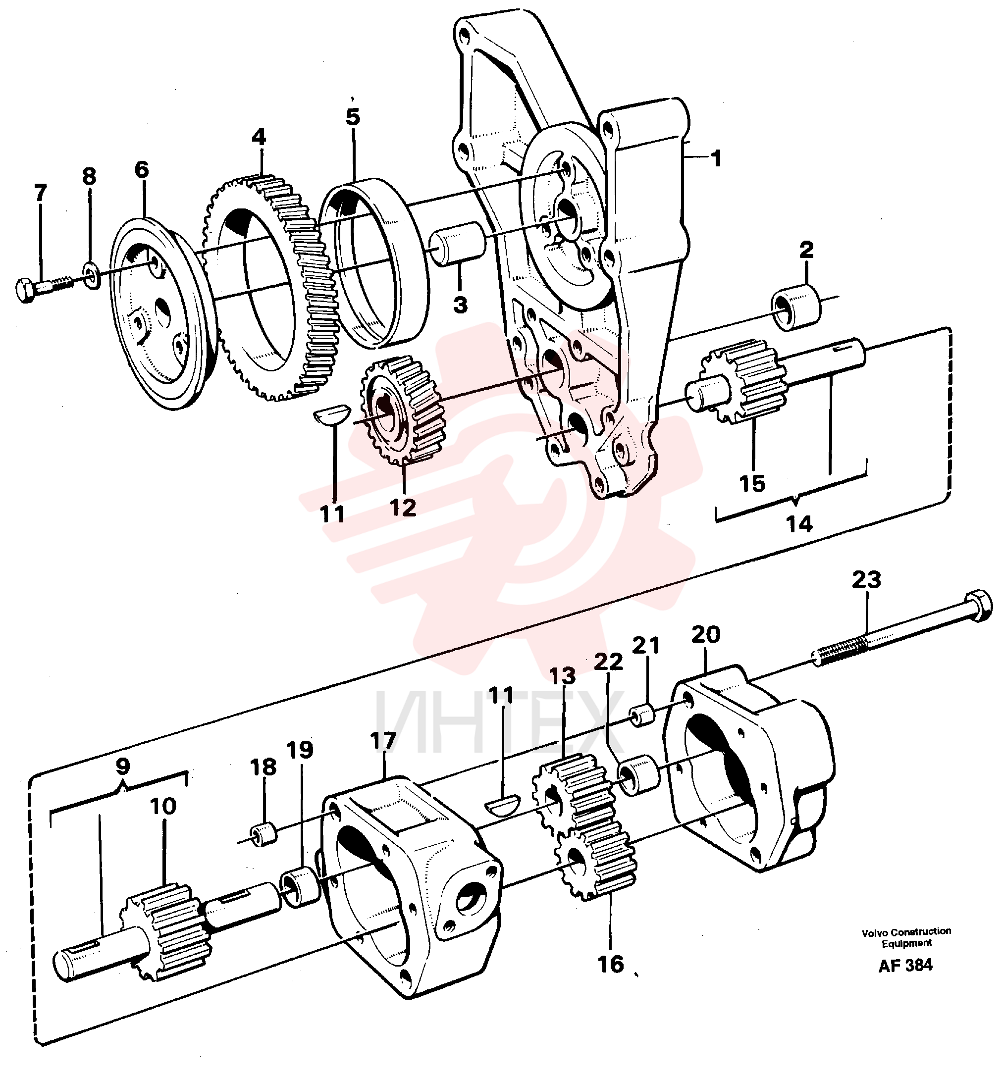 Overhaul kit VOE 11700221