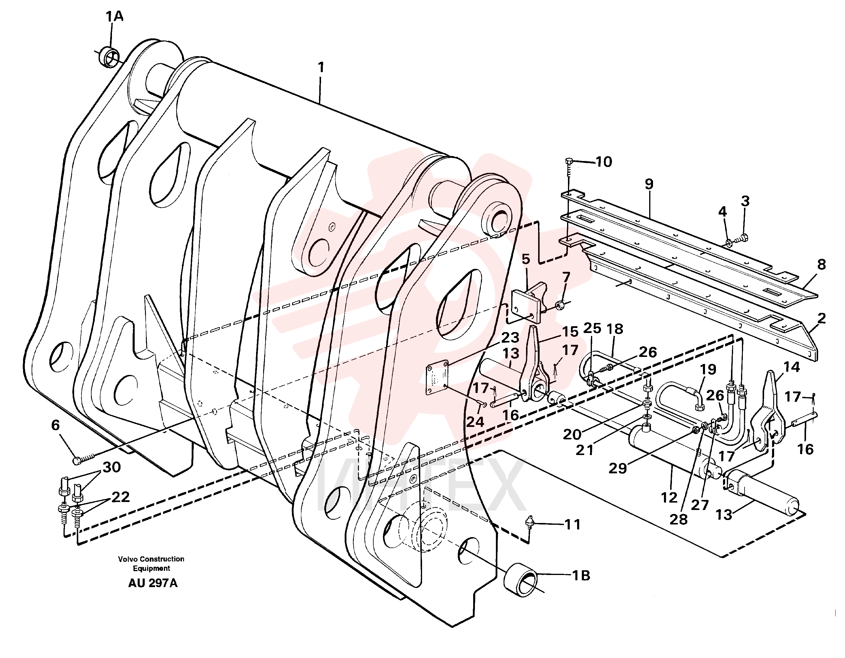 Attachment bracket VOE 11045150