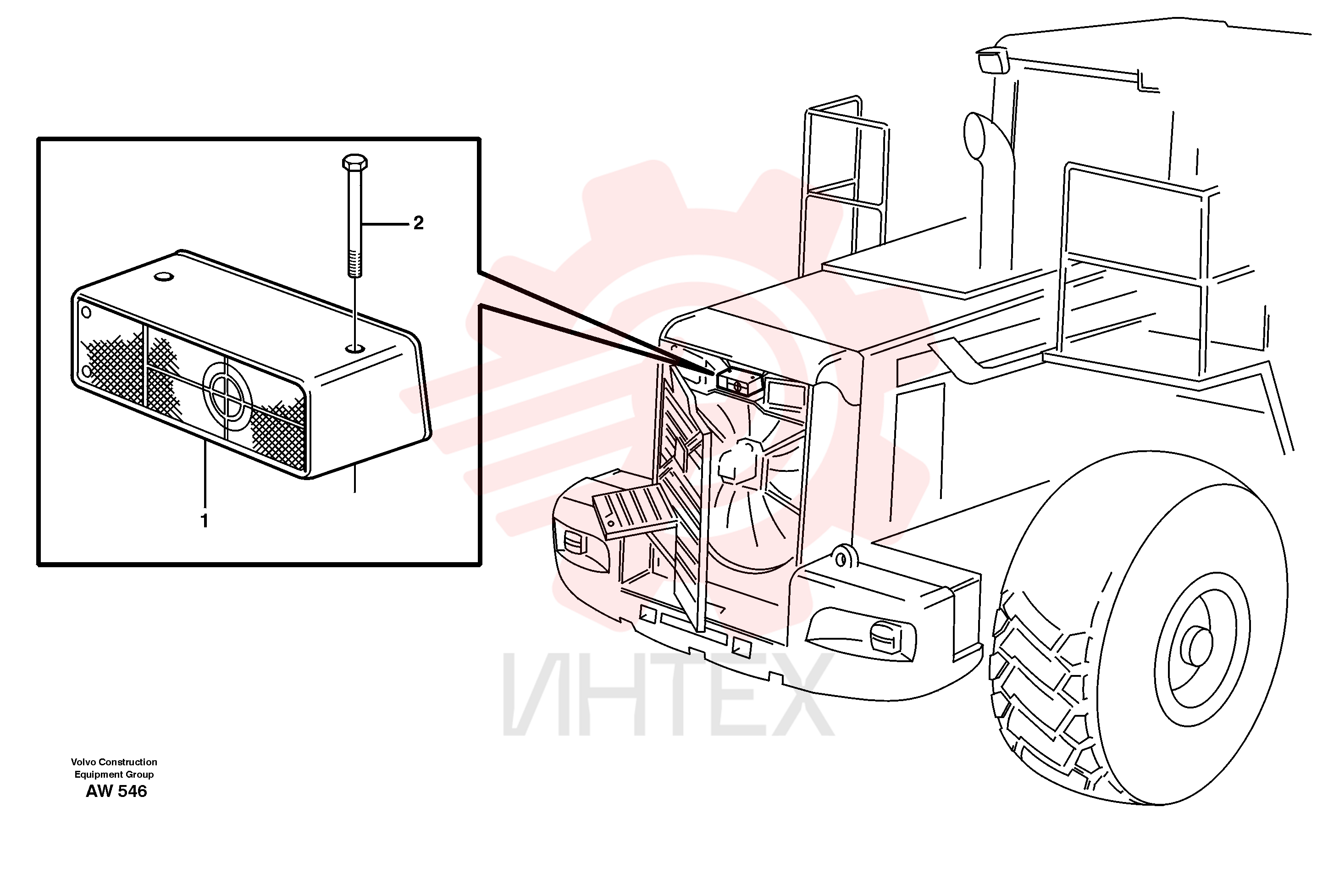 Back-Up Alarm VOE 11039563
