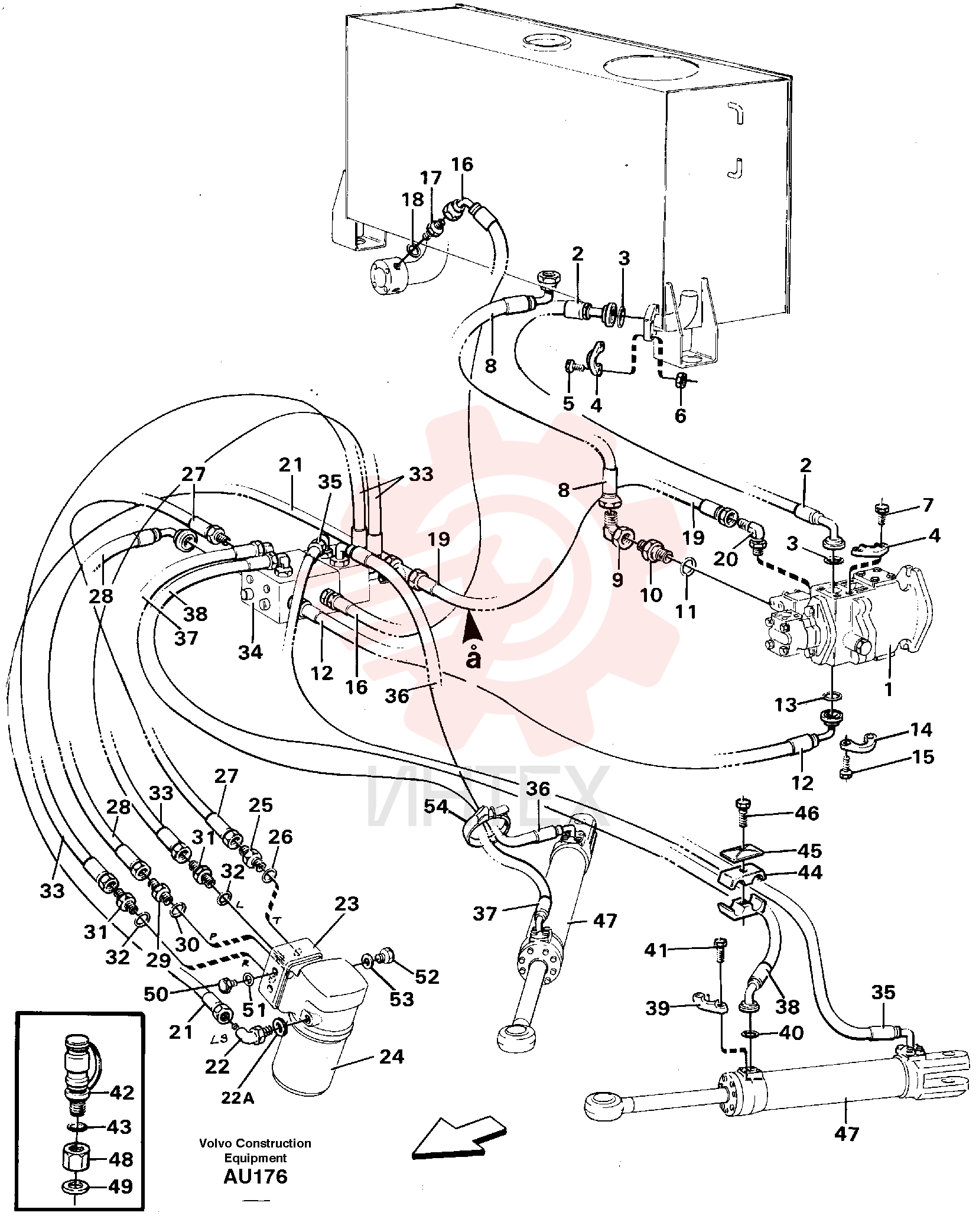 Back-up ring VOE 931218 (2)