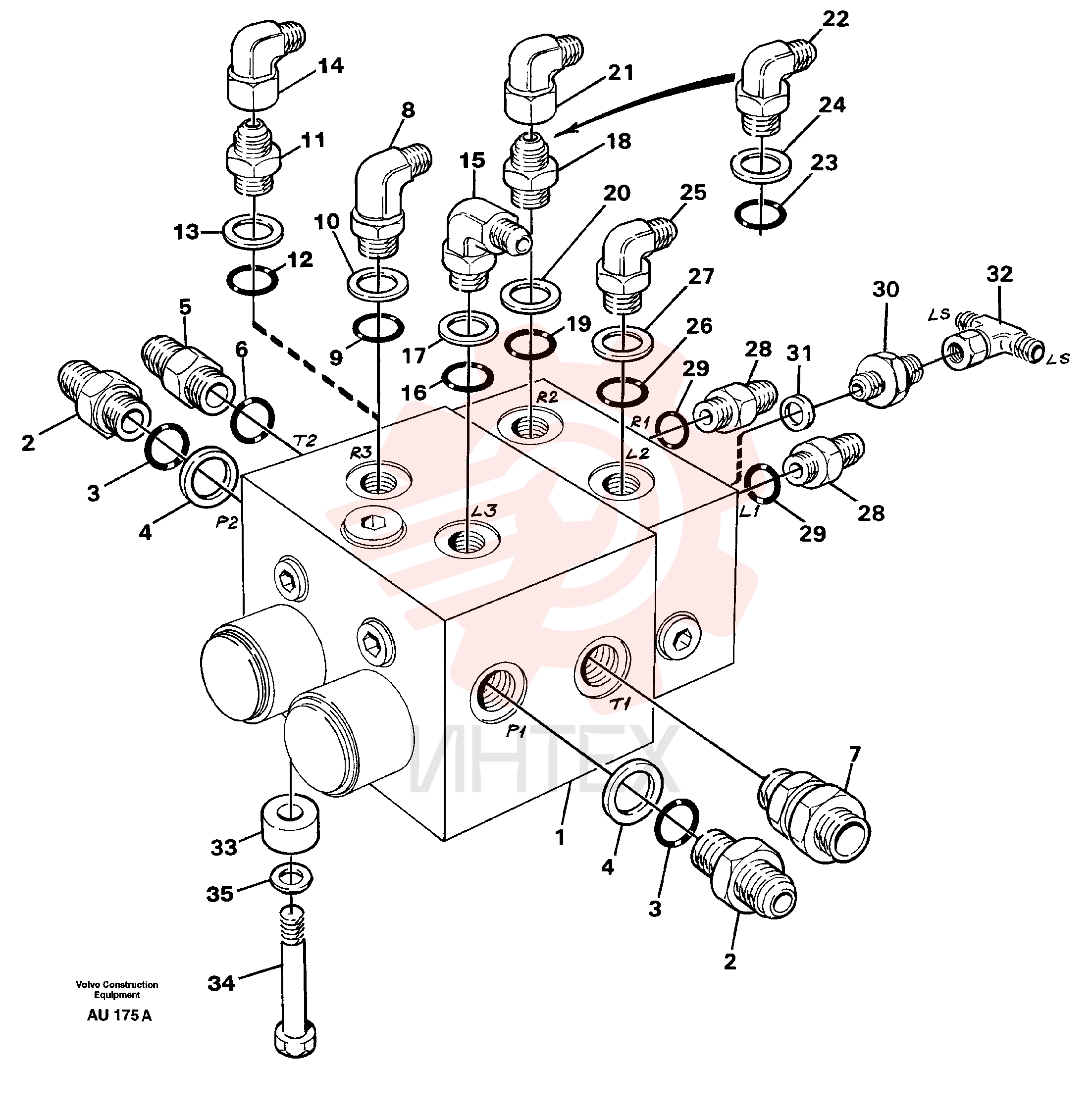 Back-up ring VOE 931218 (1)